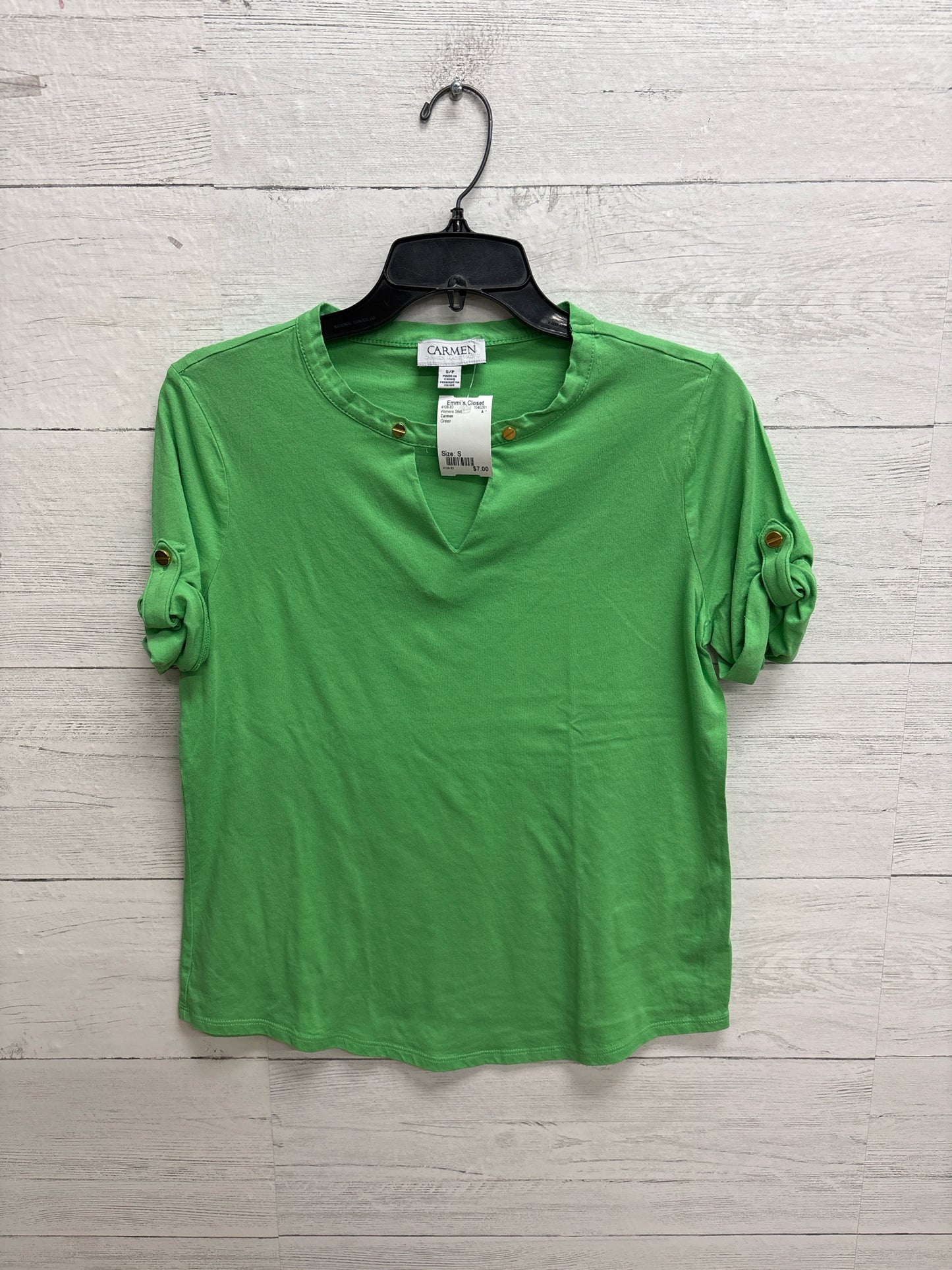 Size S Carmen Green Womens Shirt