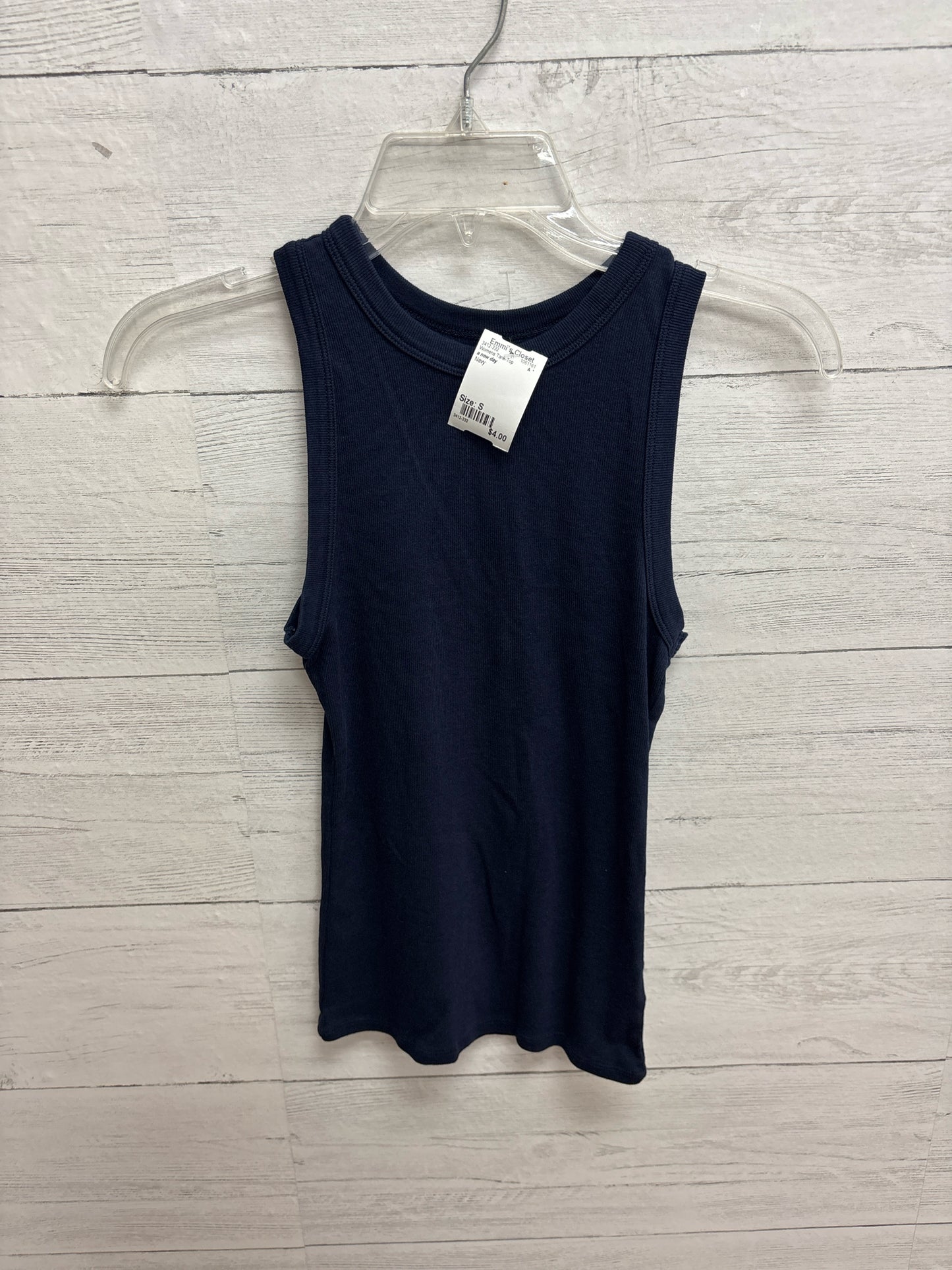 Size S a new day Navy Womens Tank-Top