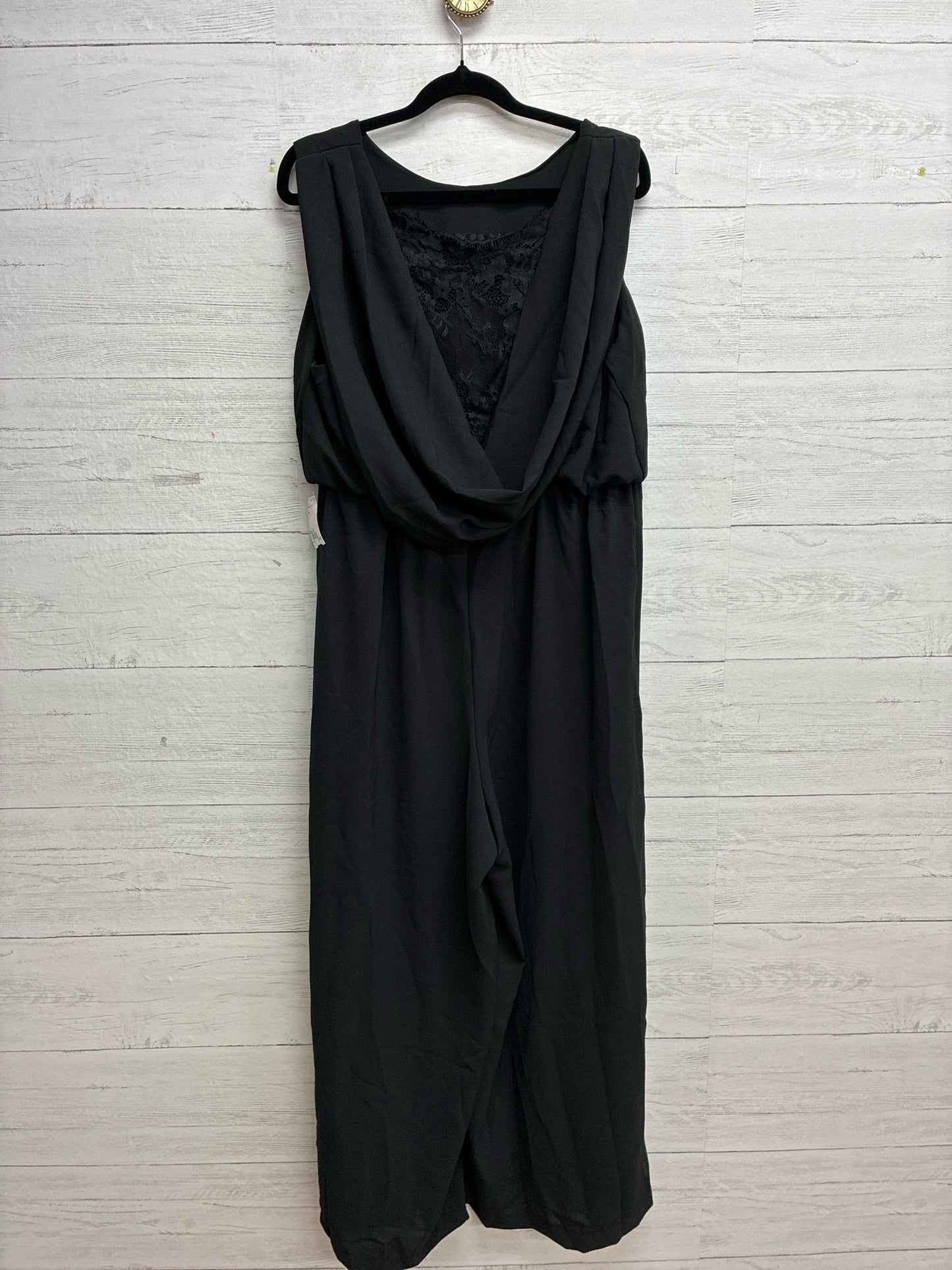 Size 1X Black Womens Jumper