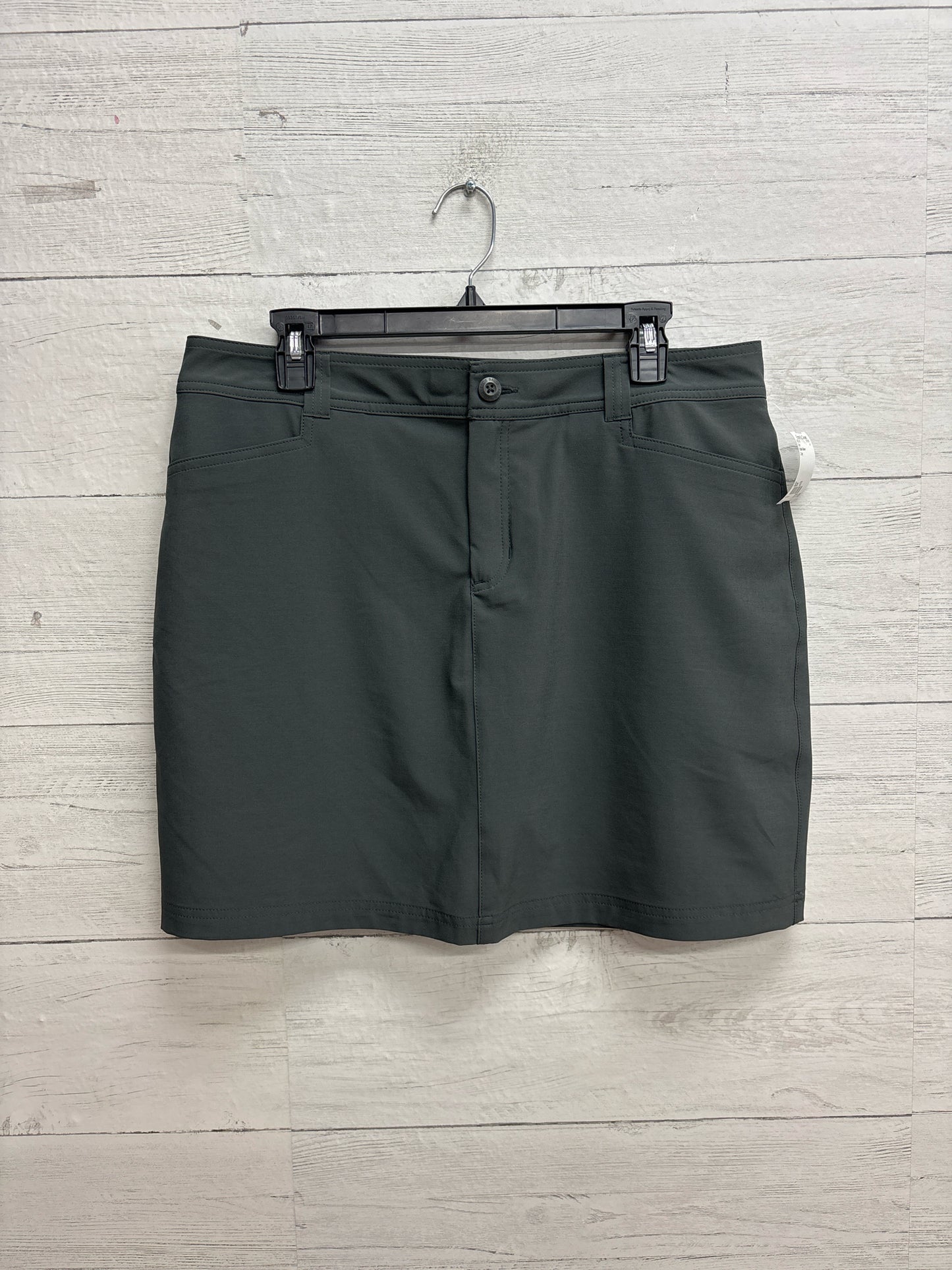 Size 12 Eddie Bauer Grey Skirt