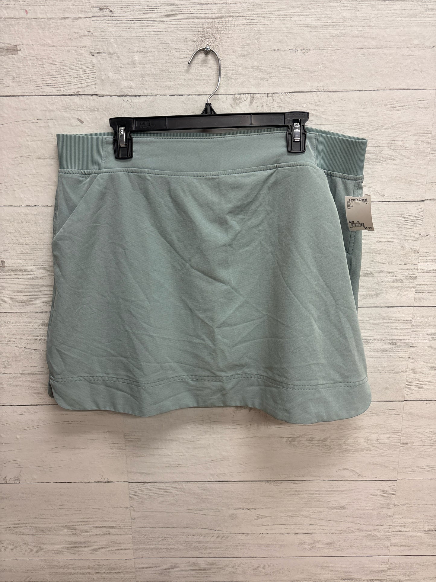 Size XL 32 Cool Teal Skort