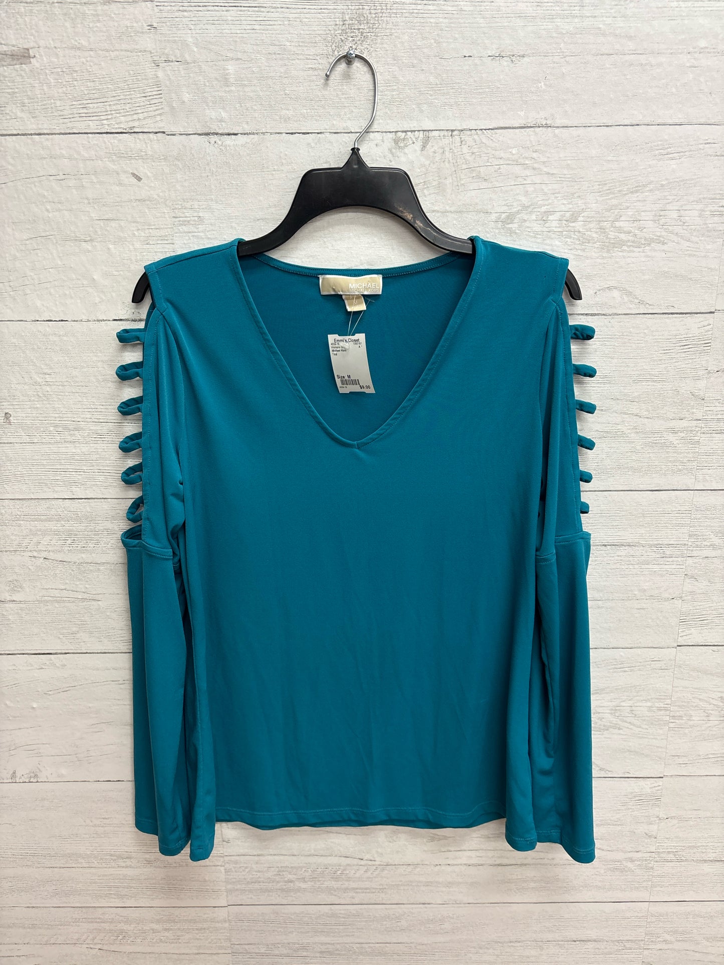 Size M Michael Kors Teal Womens Shirt