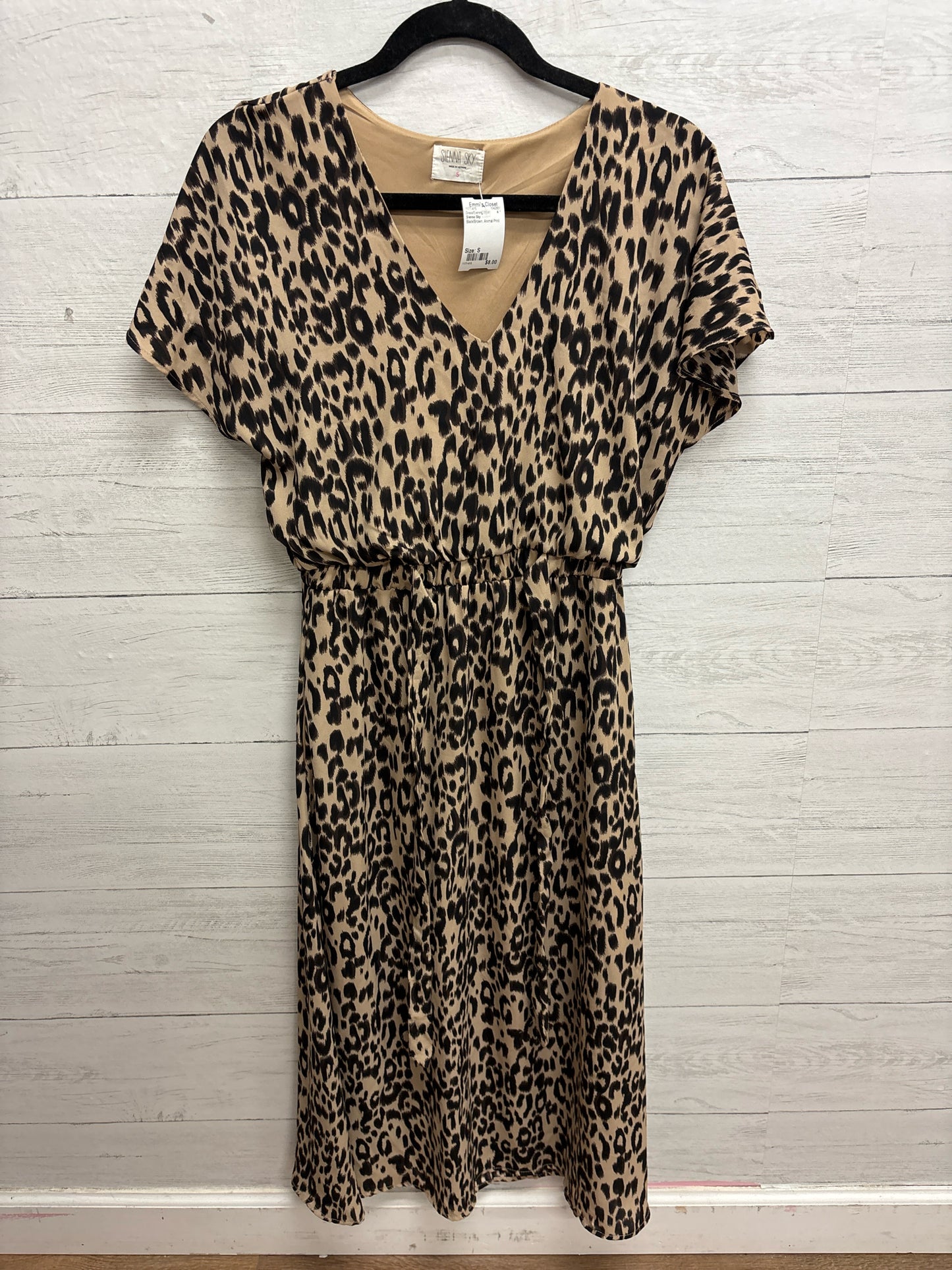 Size S Sienna Sky Black/Brown Dress/Evening Wear