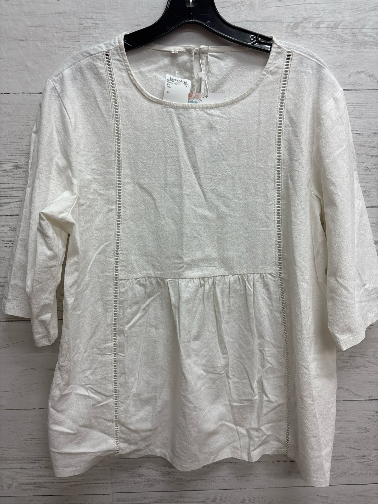 Size M N/A White Womens Shirt