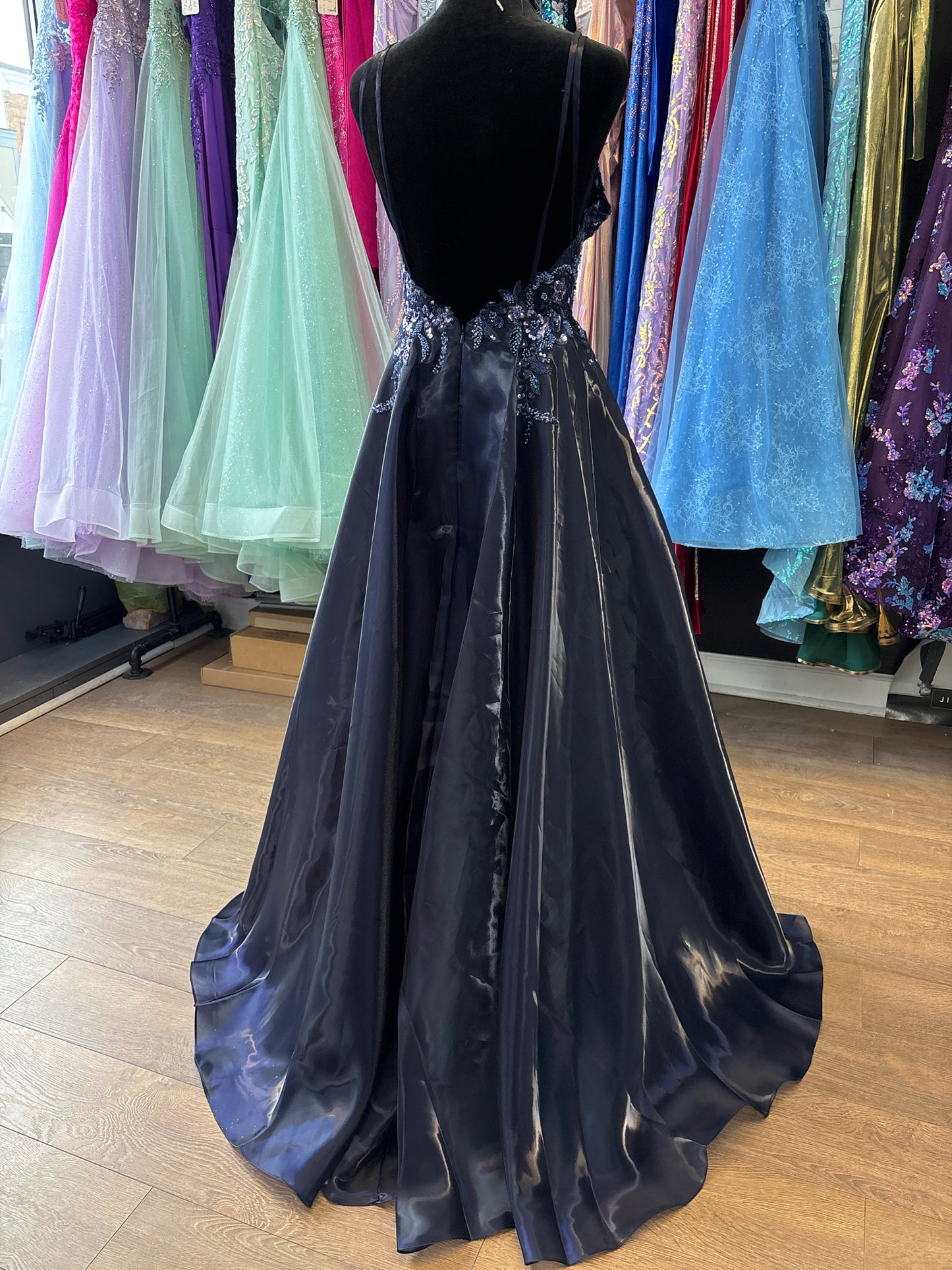 Size 10 Emmi's Elegance Navy GOWN
