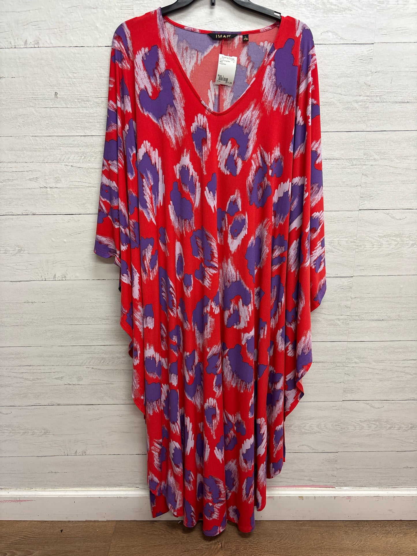 Size L IMAN Purple/Red Dress/Evening Wear