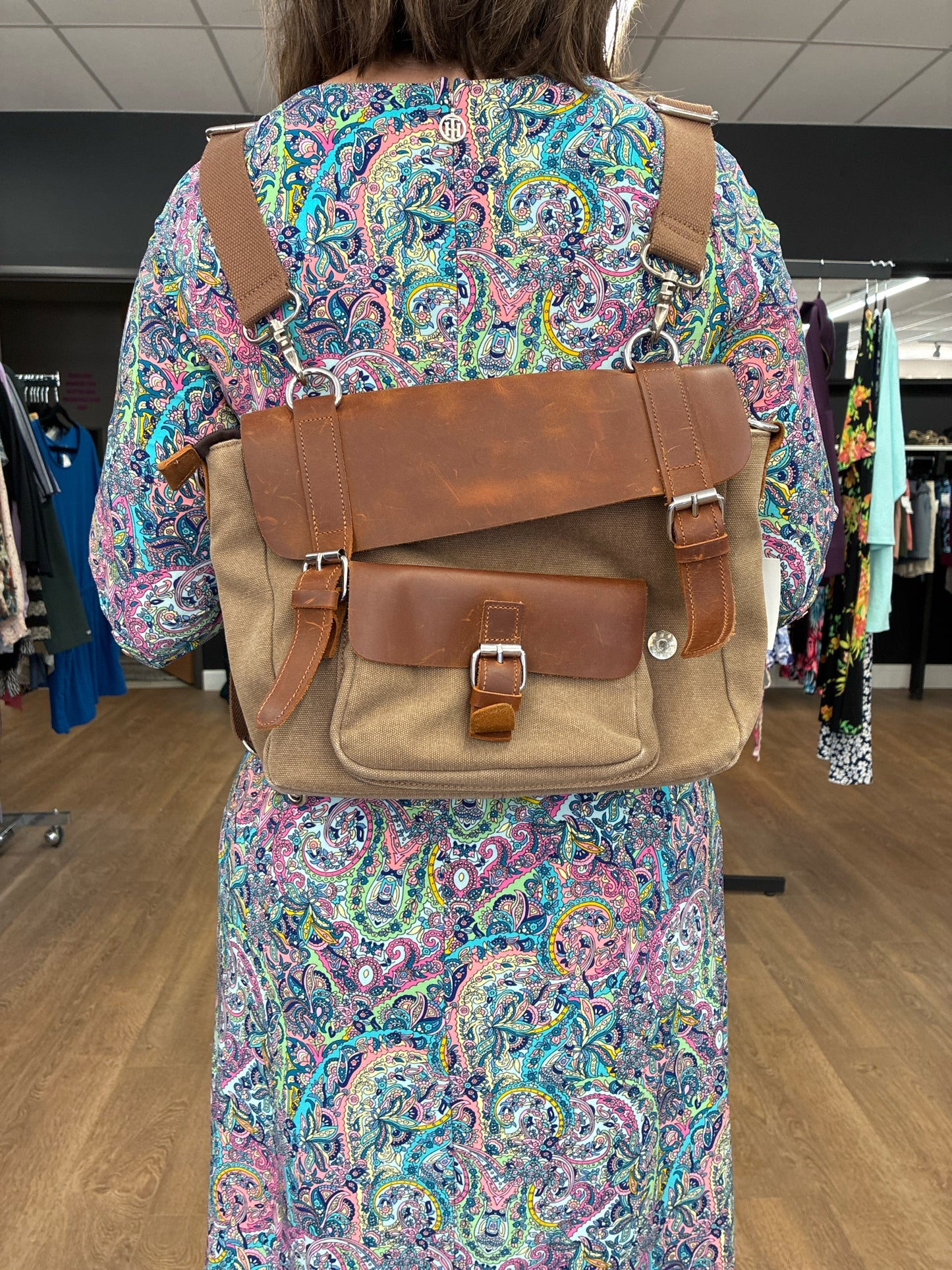 Yager Brown/Grey Purse