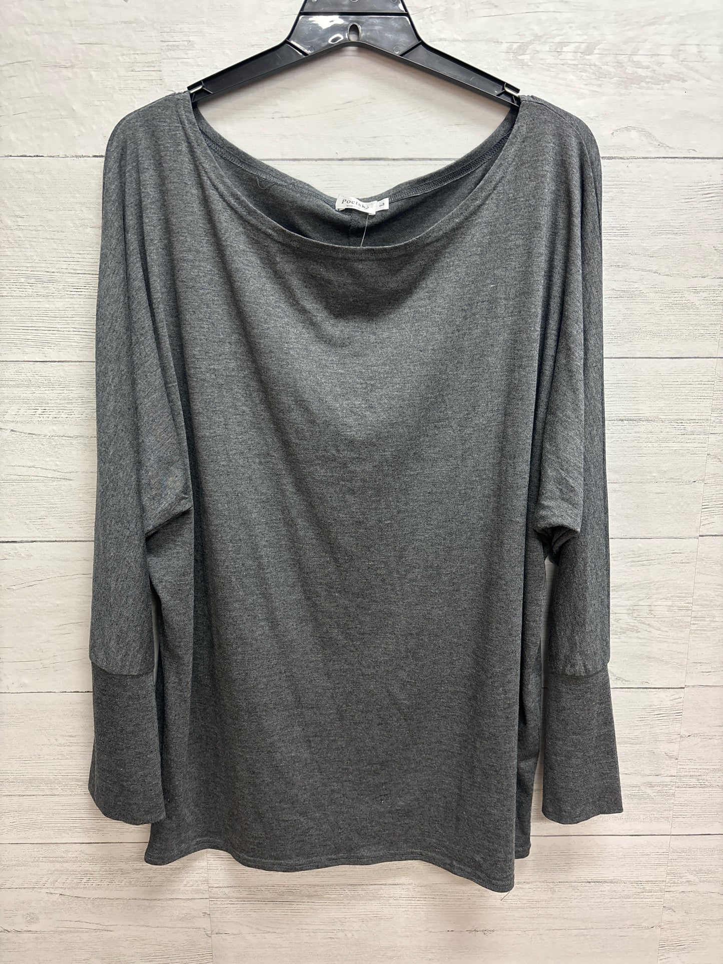 Size L Soetsky Grey Womens Shirt