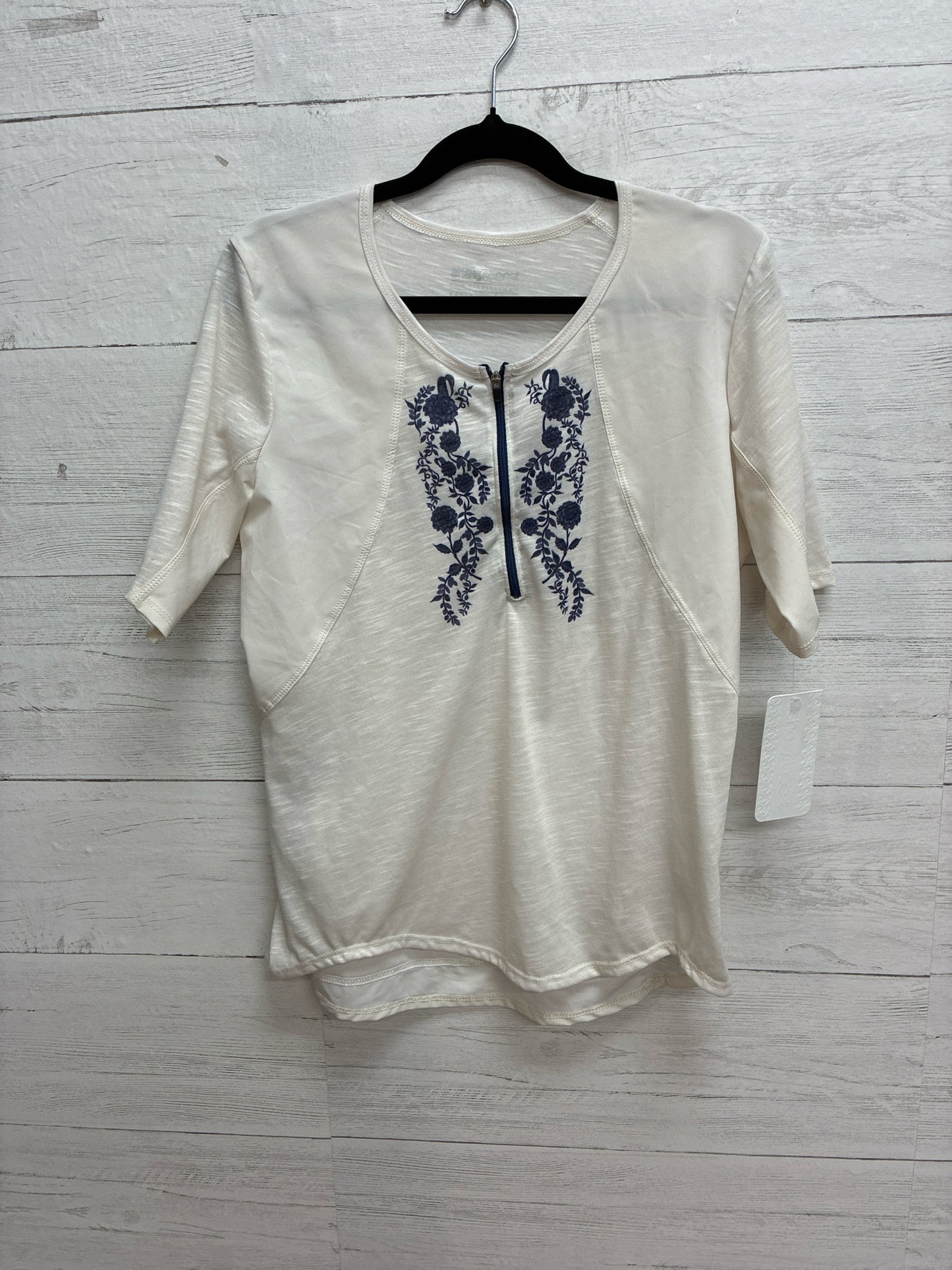 Size XL SHE BEEST Cream Womens Shirt