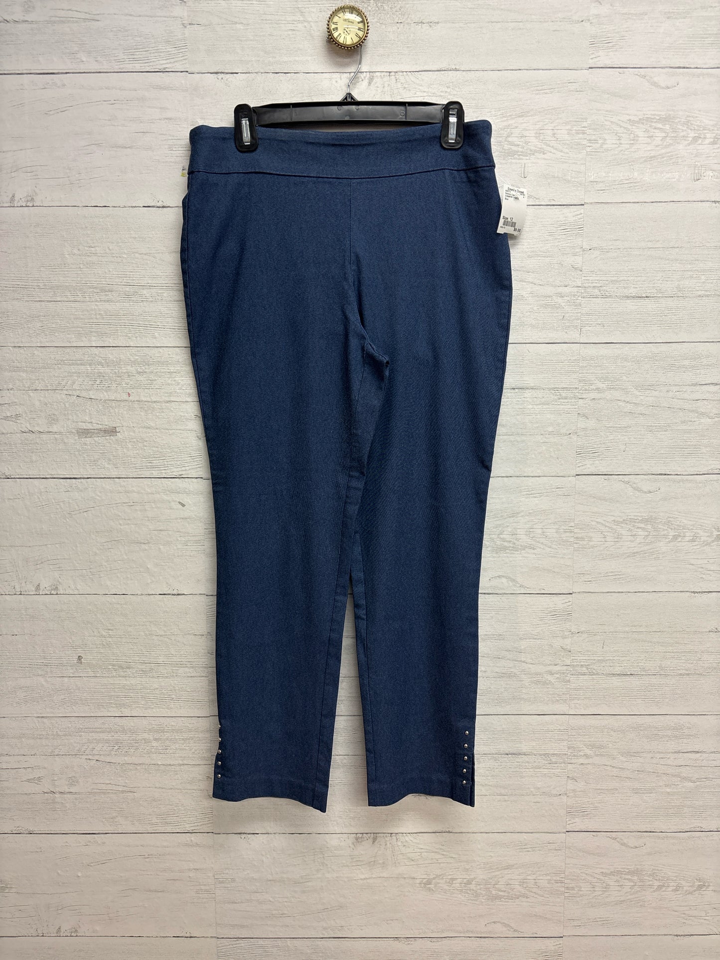 Size 12 COUNTRY PARTS Blue Womens Capri