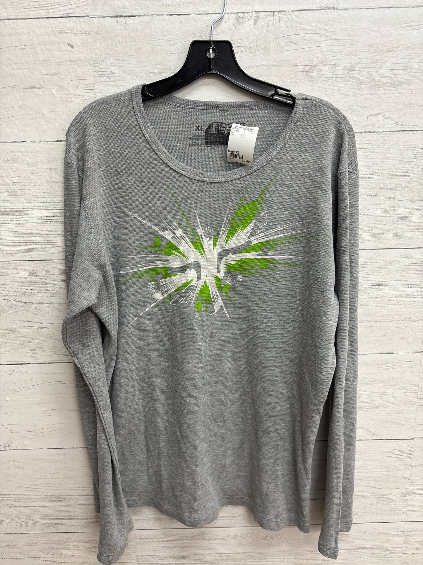 Size XL Fox Grey Mens Shirt