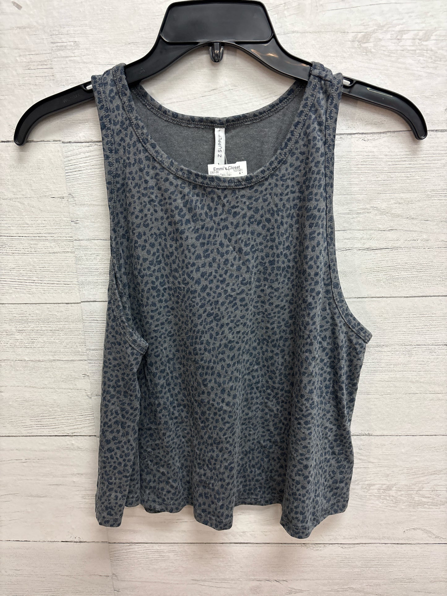 Size L Z Supply Navy Womens Tank-Top