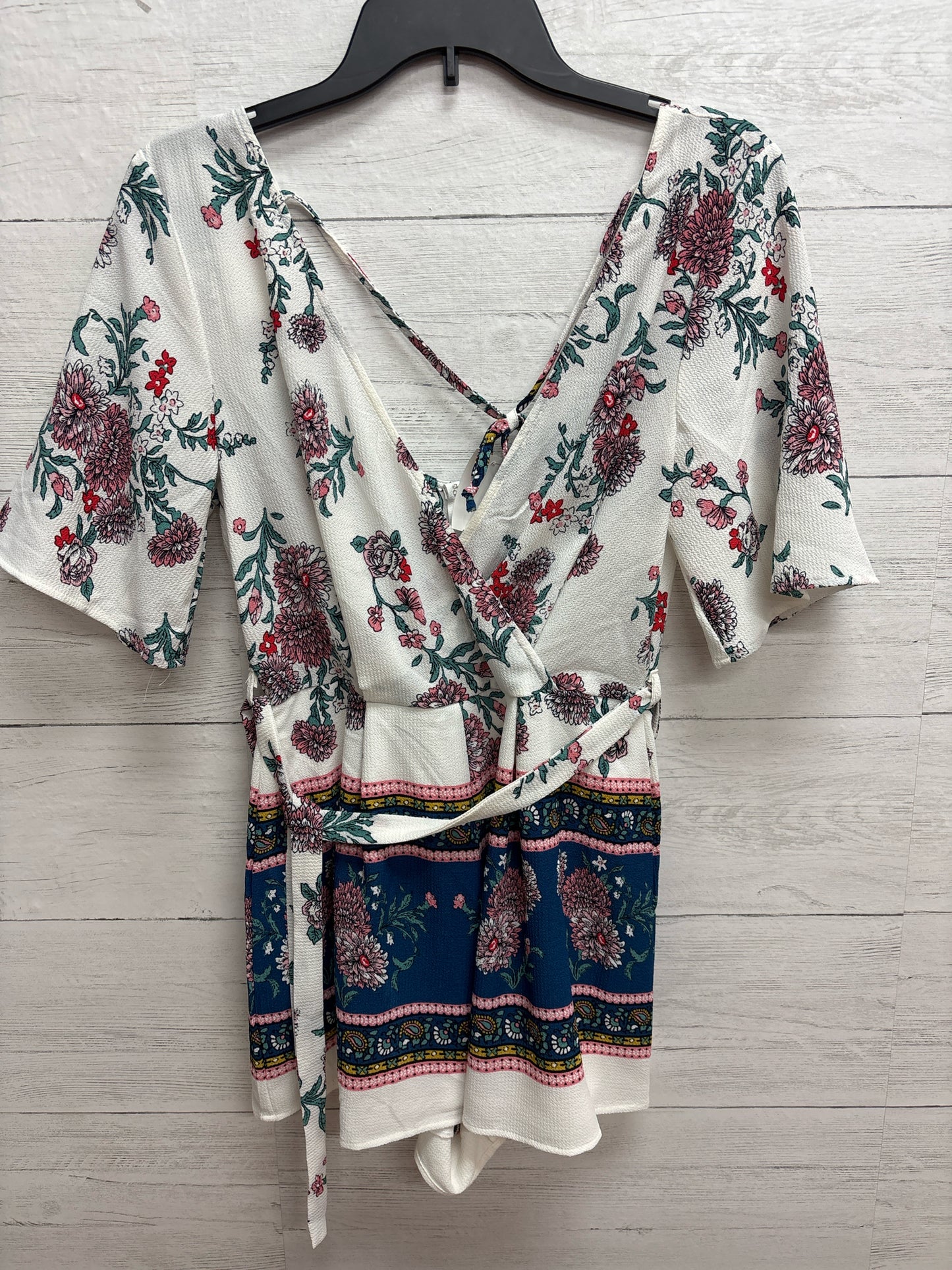 Size S Blue Rain Pink/Blue Rompers