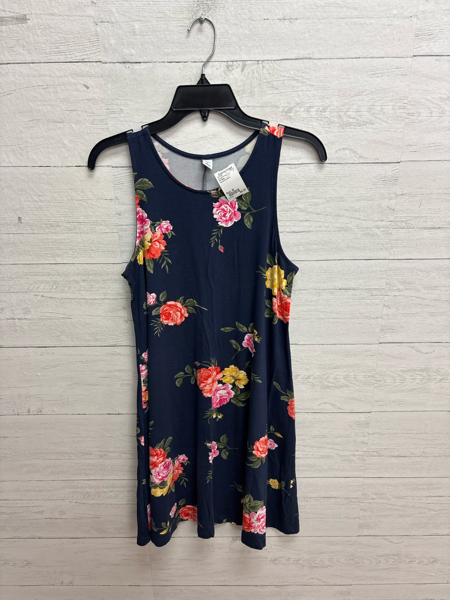 Size M Old Navy Navy/Pink Dress/Evening Wear