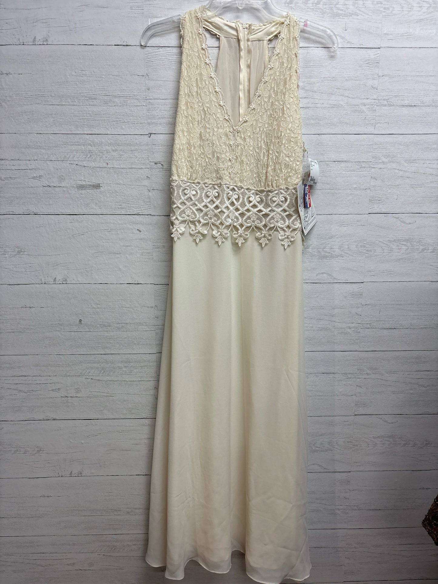 Size 14 Betsy's Things Cream Gown