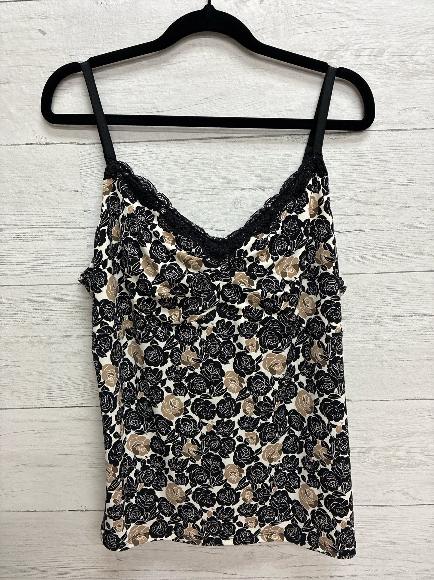 Size XL WhiteHouseBlkMarket black/tan Womens Tank-Top
