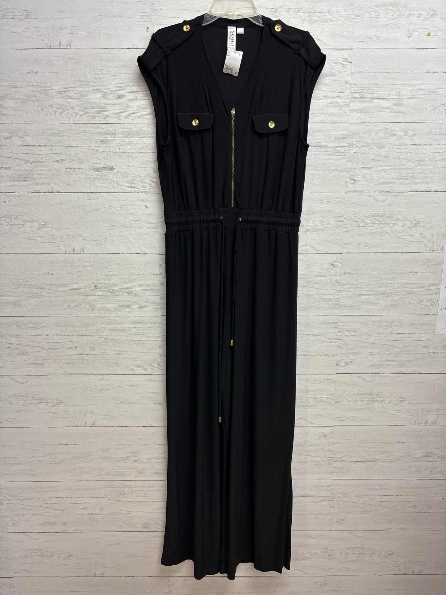 Size L Soho Black Rompers