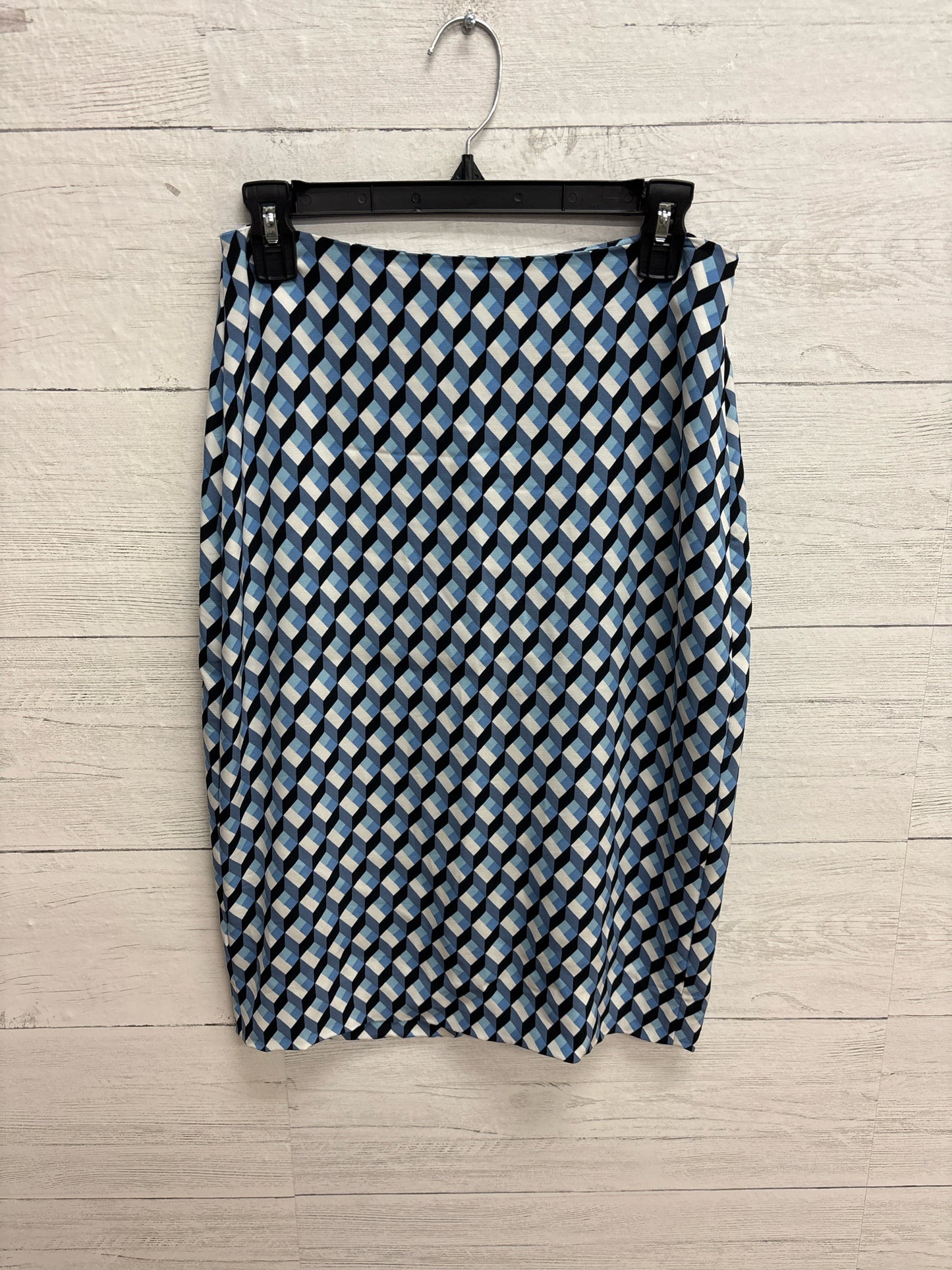Size 4 Diane von Furstenberg DVF blue/black Skirt