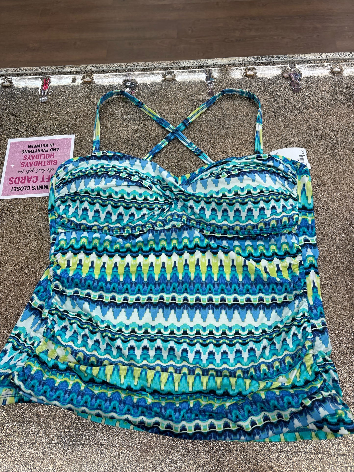 Size XL Apt. 9 Blue/Green Swimsuit