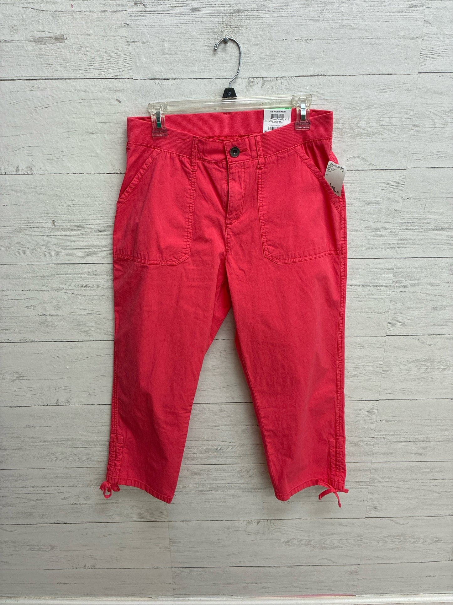 Size 8 Style & Co Salmon Womens Capri