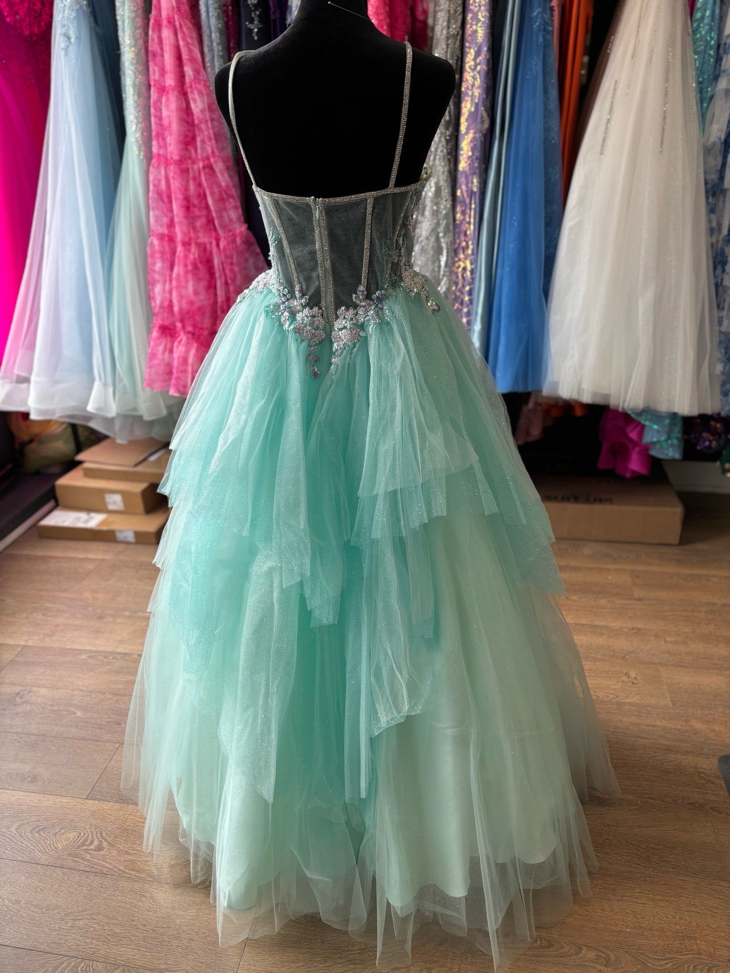 Size 12 Emmi's Elegance Mint GOWN