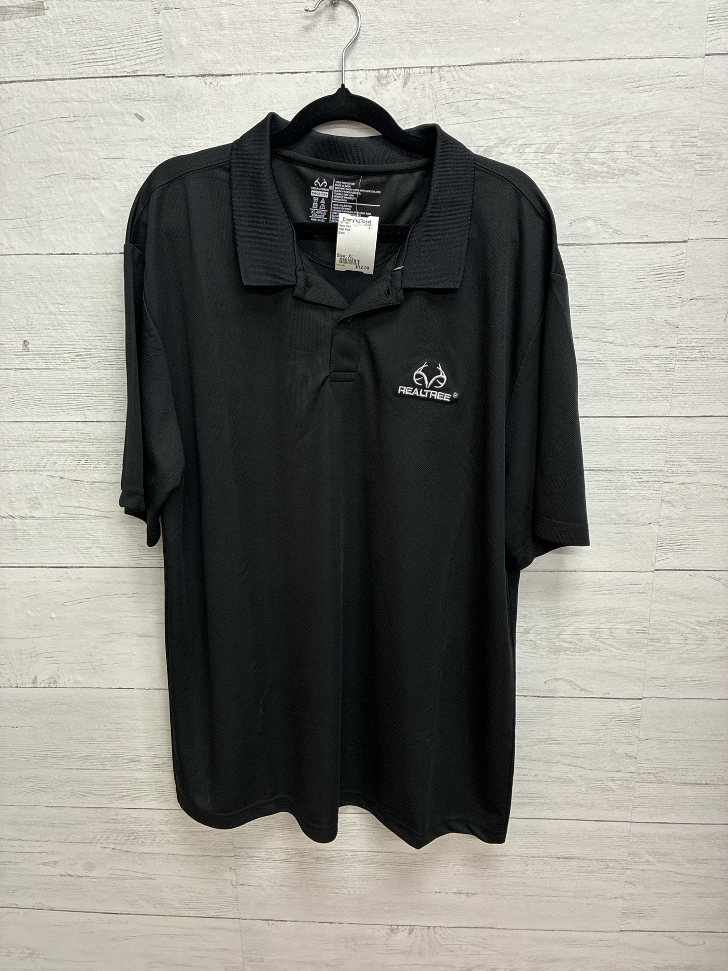 Size XL Real Tree Black Mens Shirt