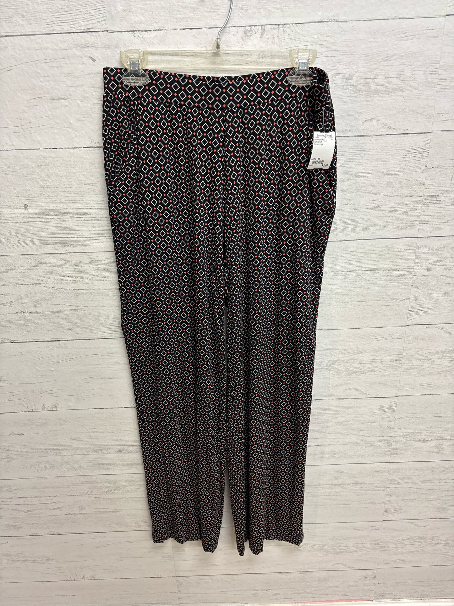 Size M Falls Creek black/orange Womens Pants