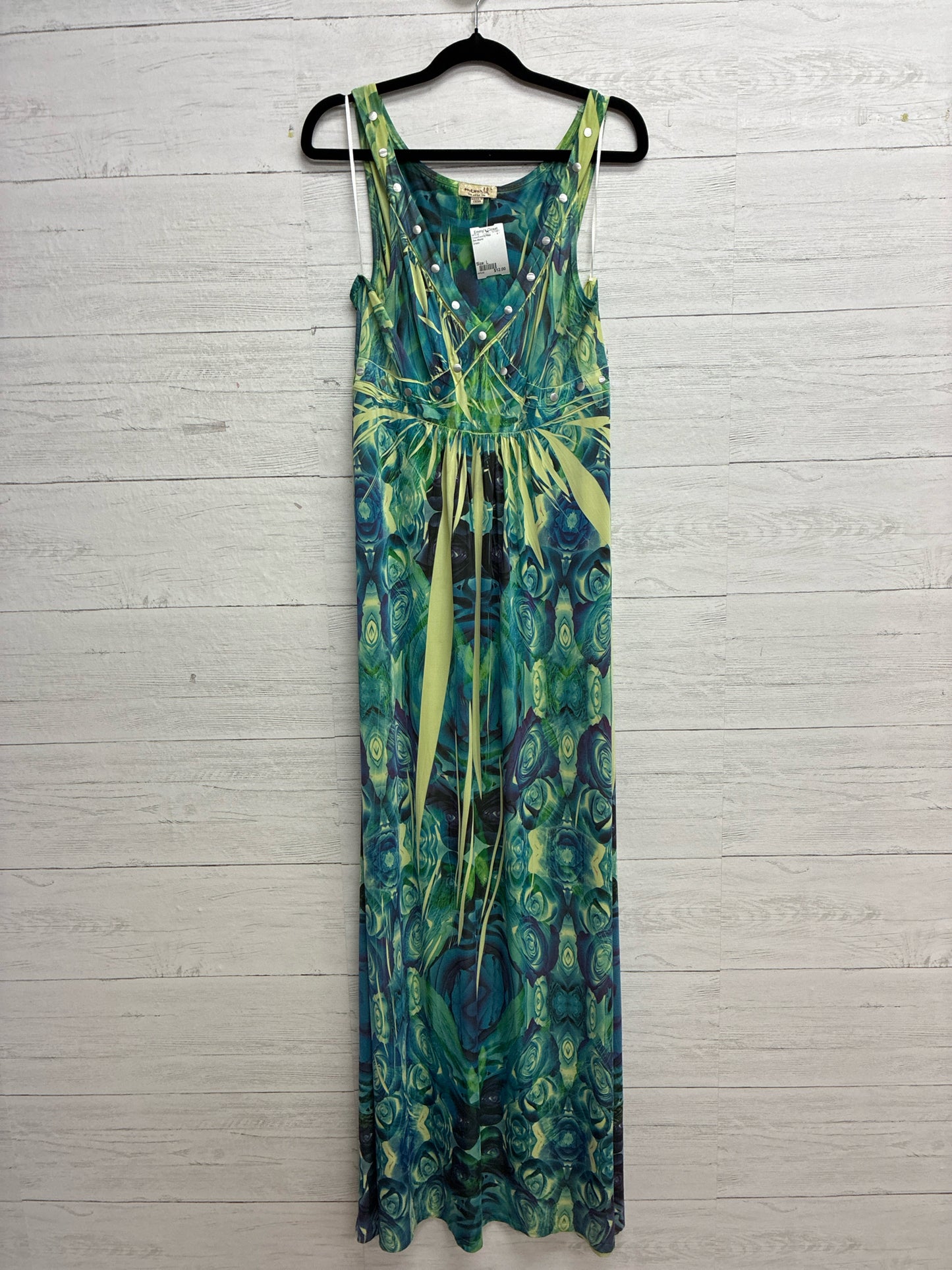 Size L One World Green Dress/Evening Wear