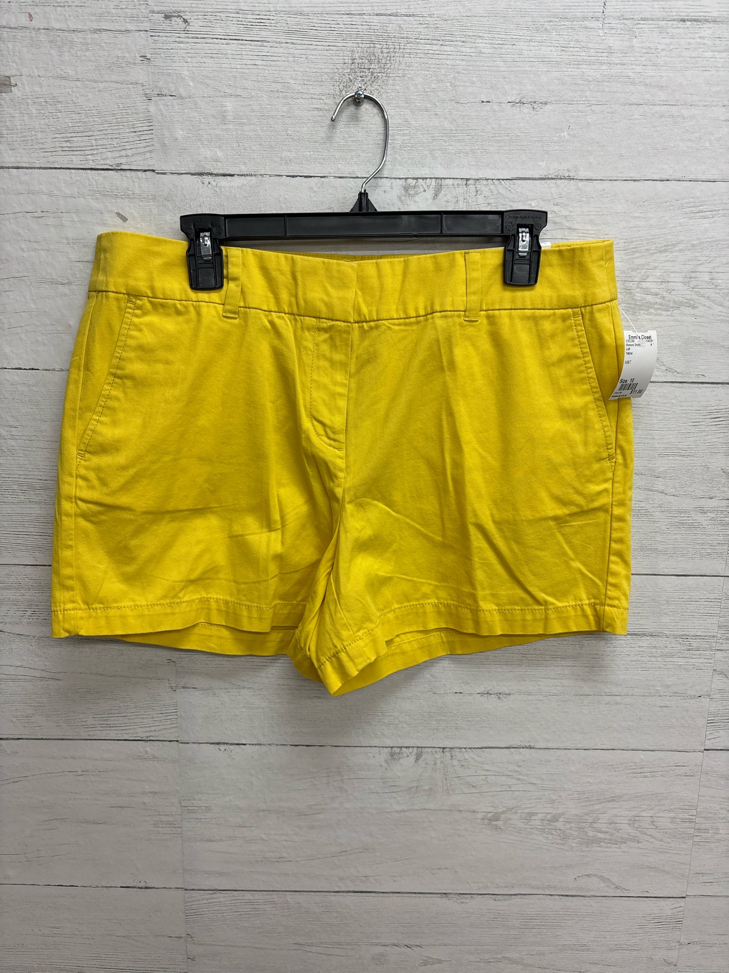 Size 10 Loft Yellow Womens Shorts