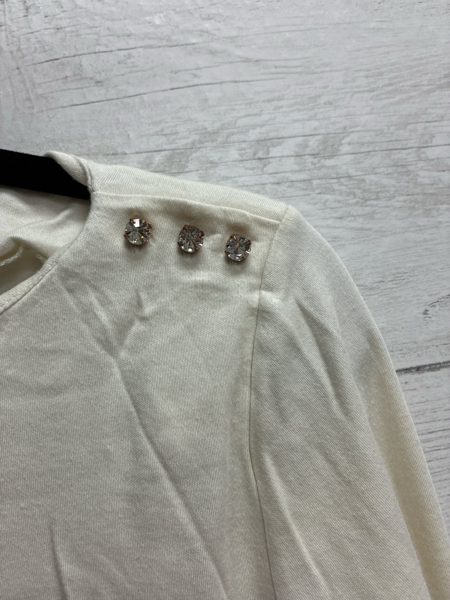 Size L Talbot's Cream Womens Shirt