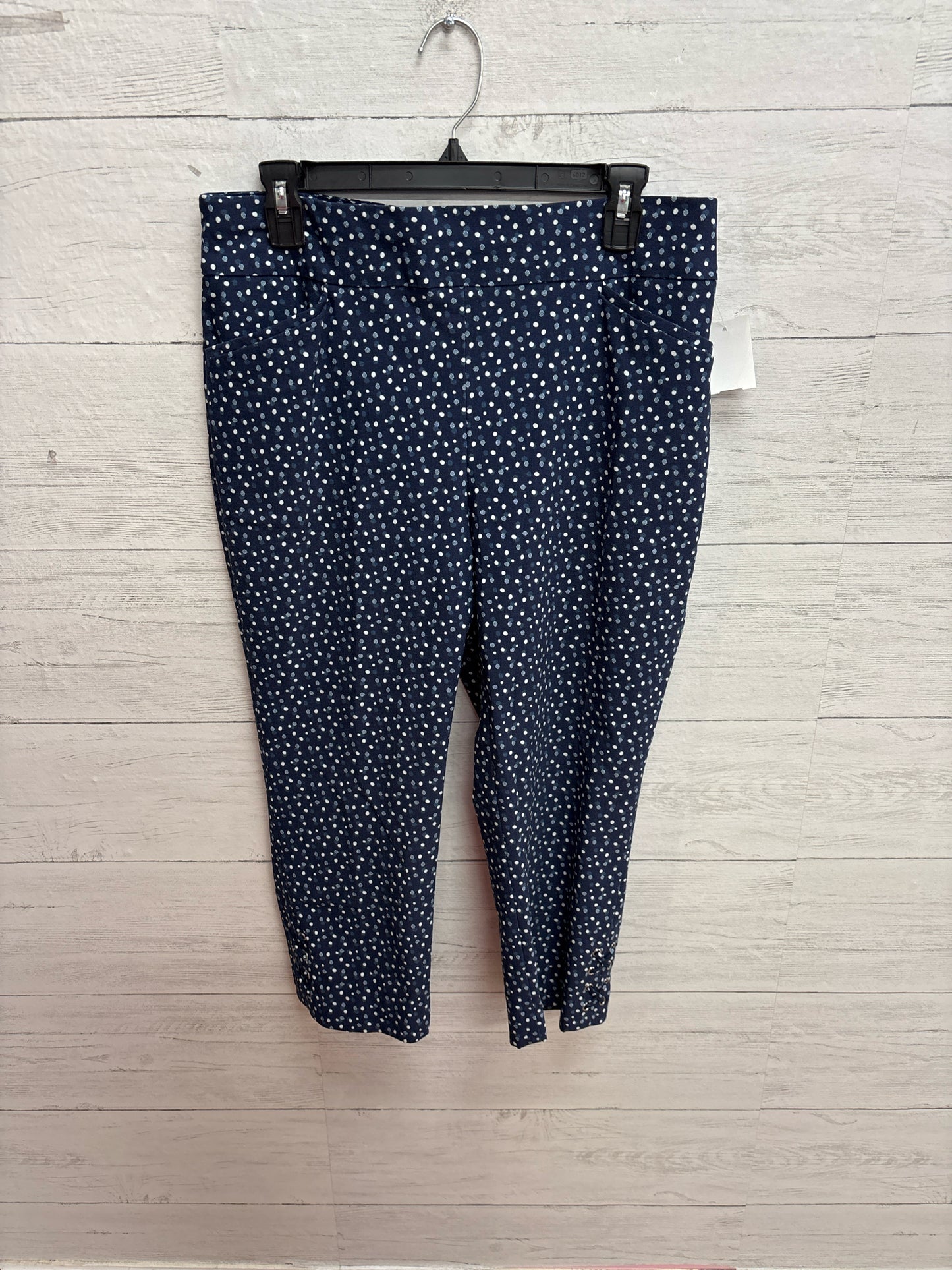 Size 1.5 Chico's Design Blue Womens Capri