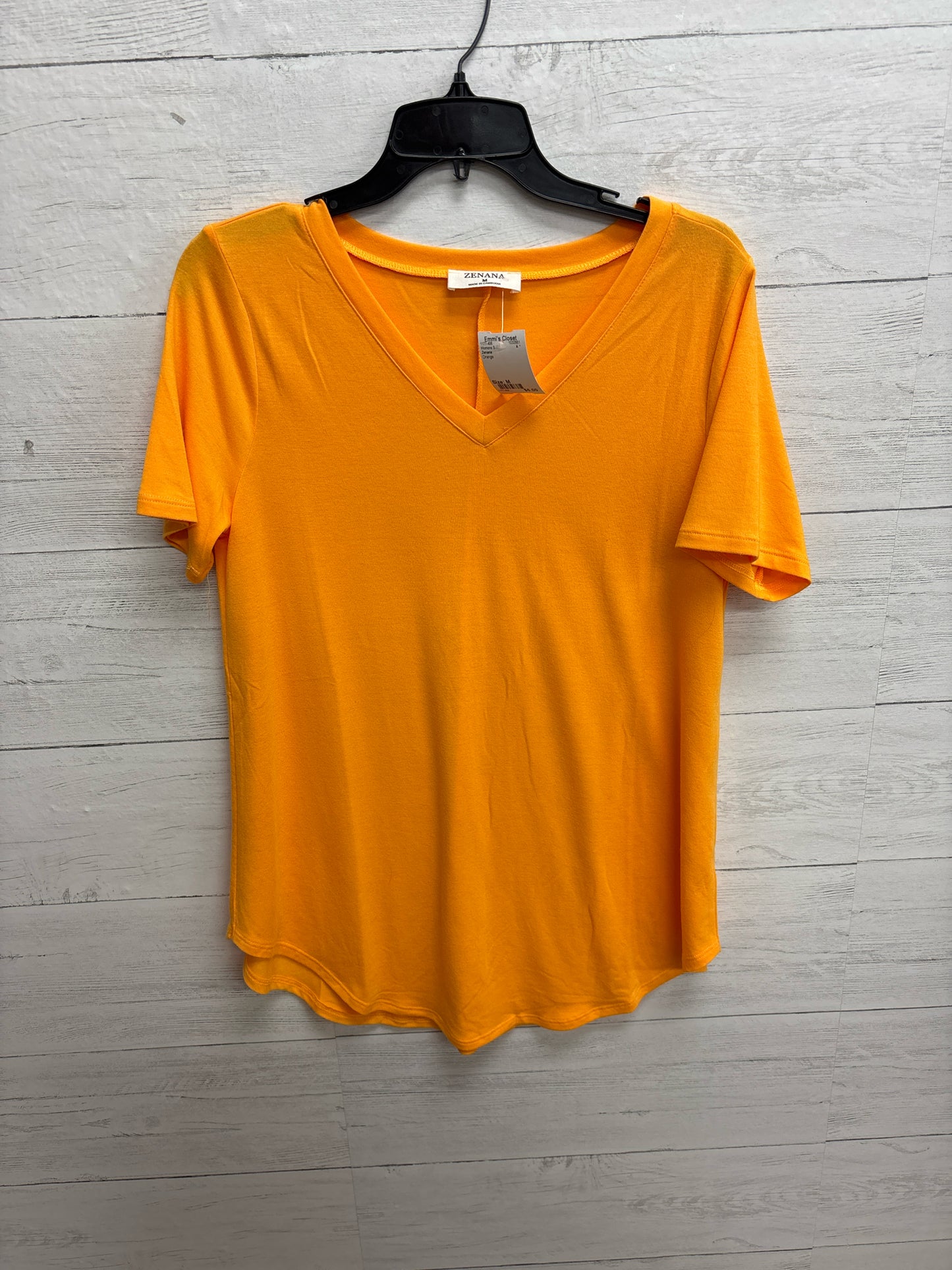 Size M Zenana Orange Womens Shirt