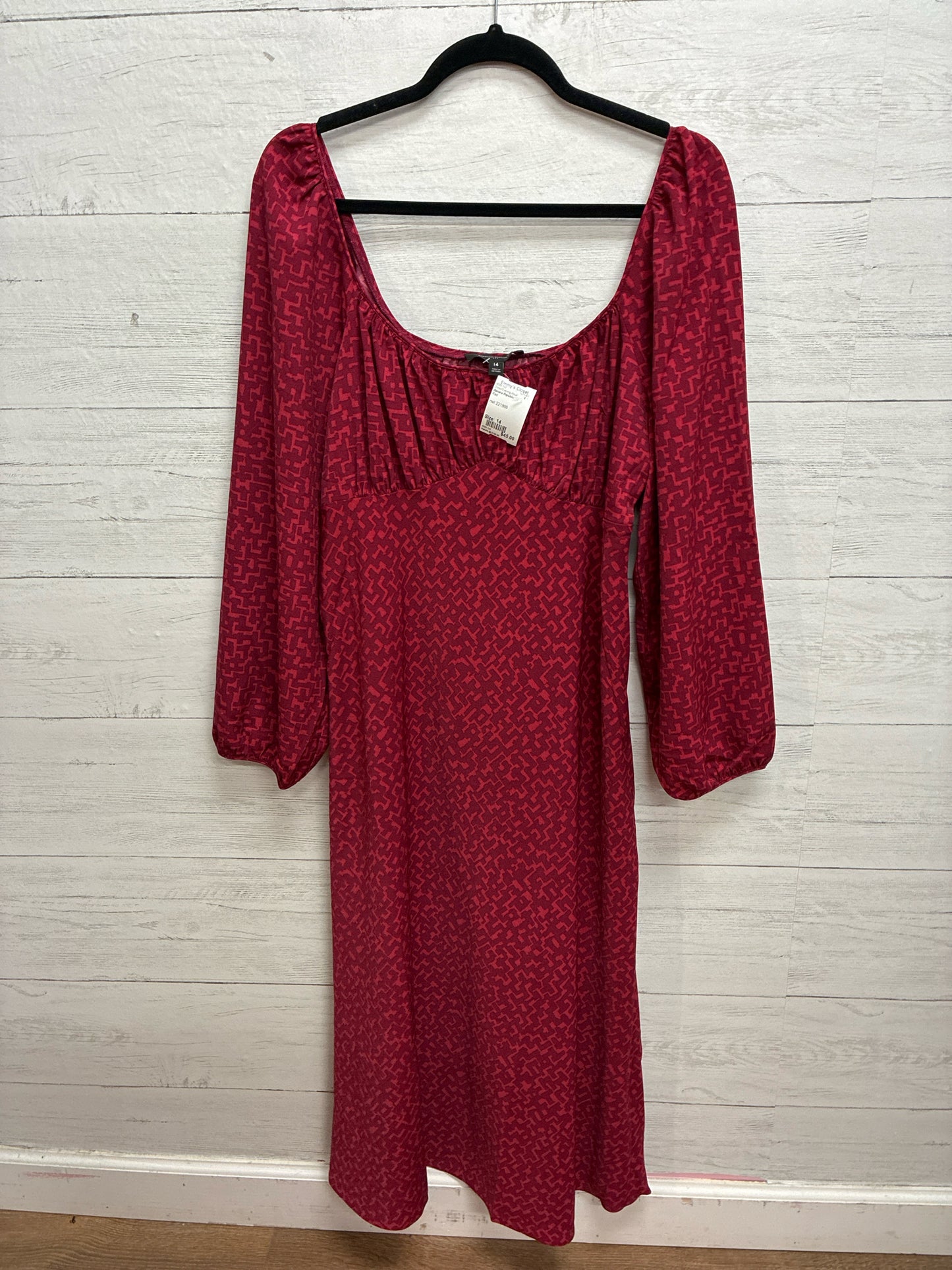 Size 14 Banana Republic Red Dress/Evening Wear