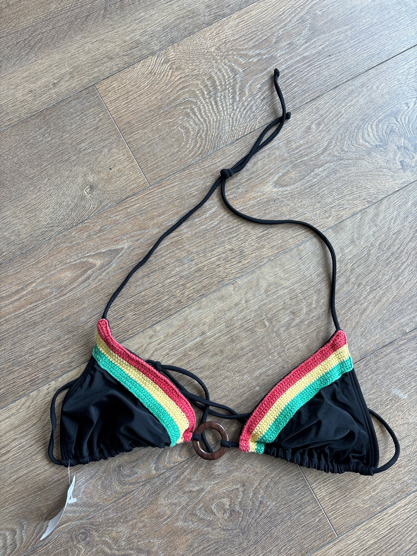 Size S Black/Green Swimsuit