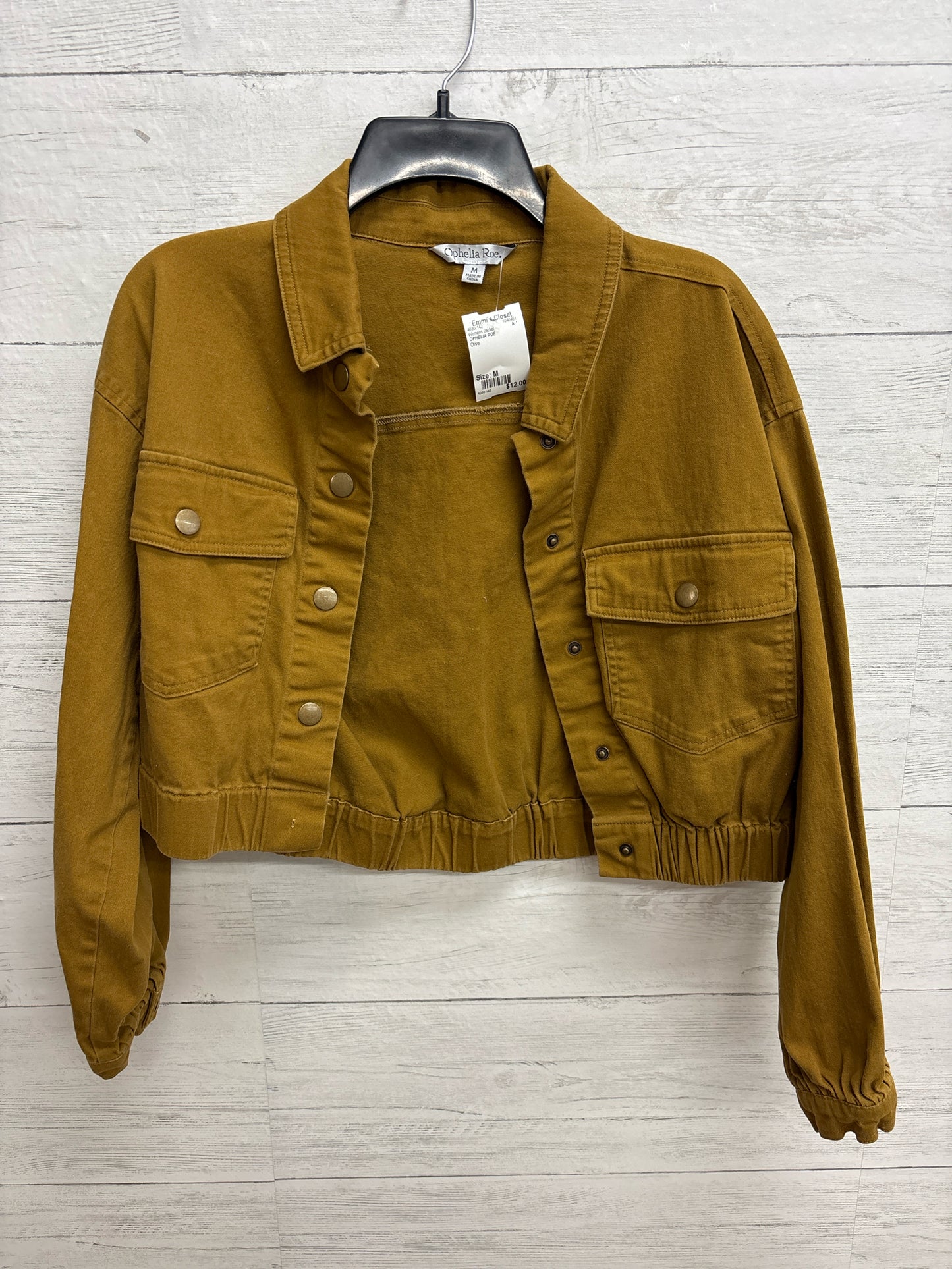 Size M OPHELIA ROE Olive Womens Jacket