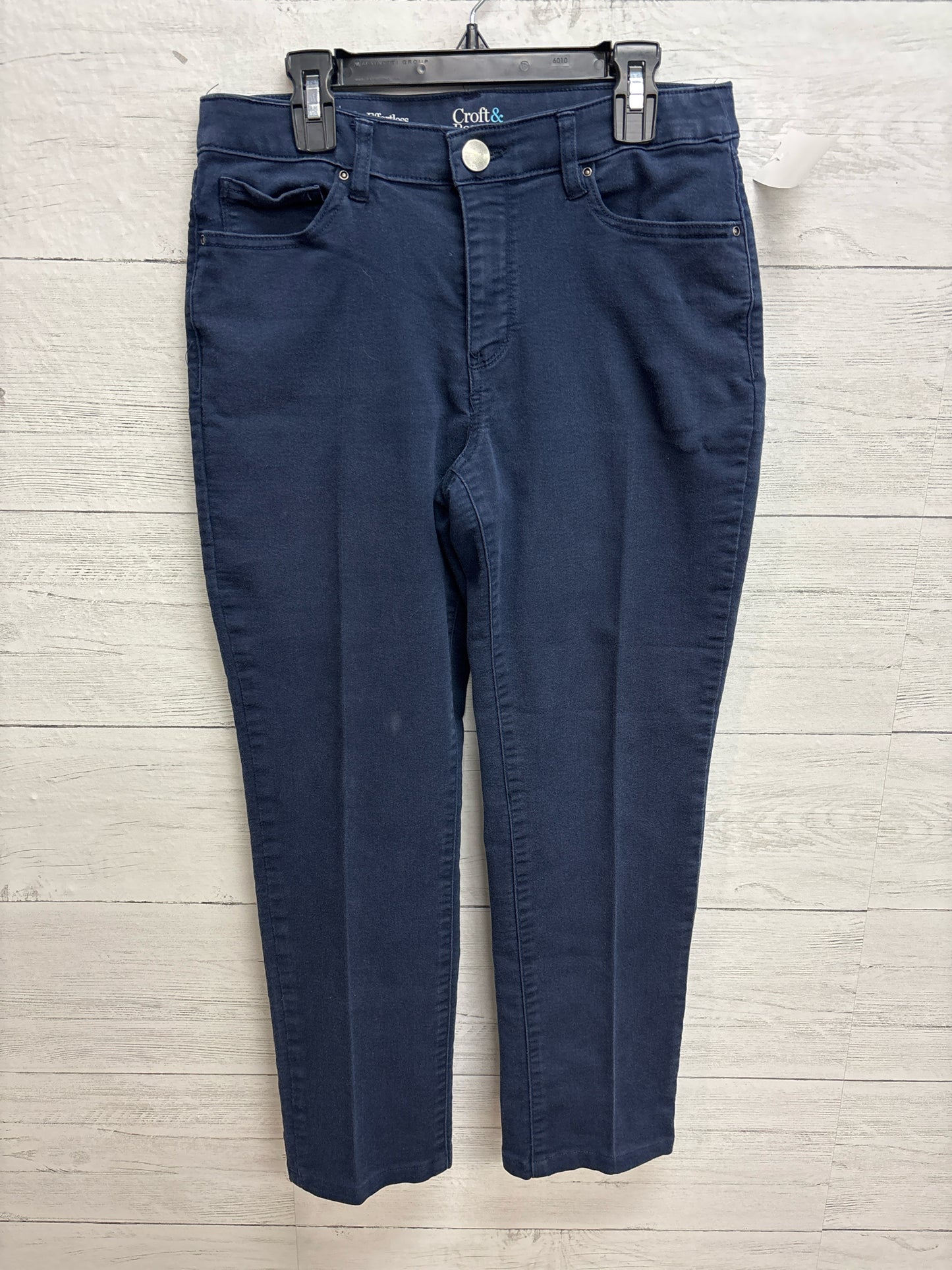 Size 4 Croft & Barrow Navy Womens Pants