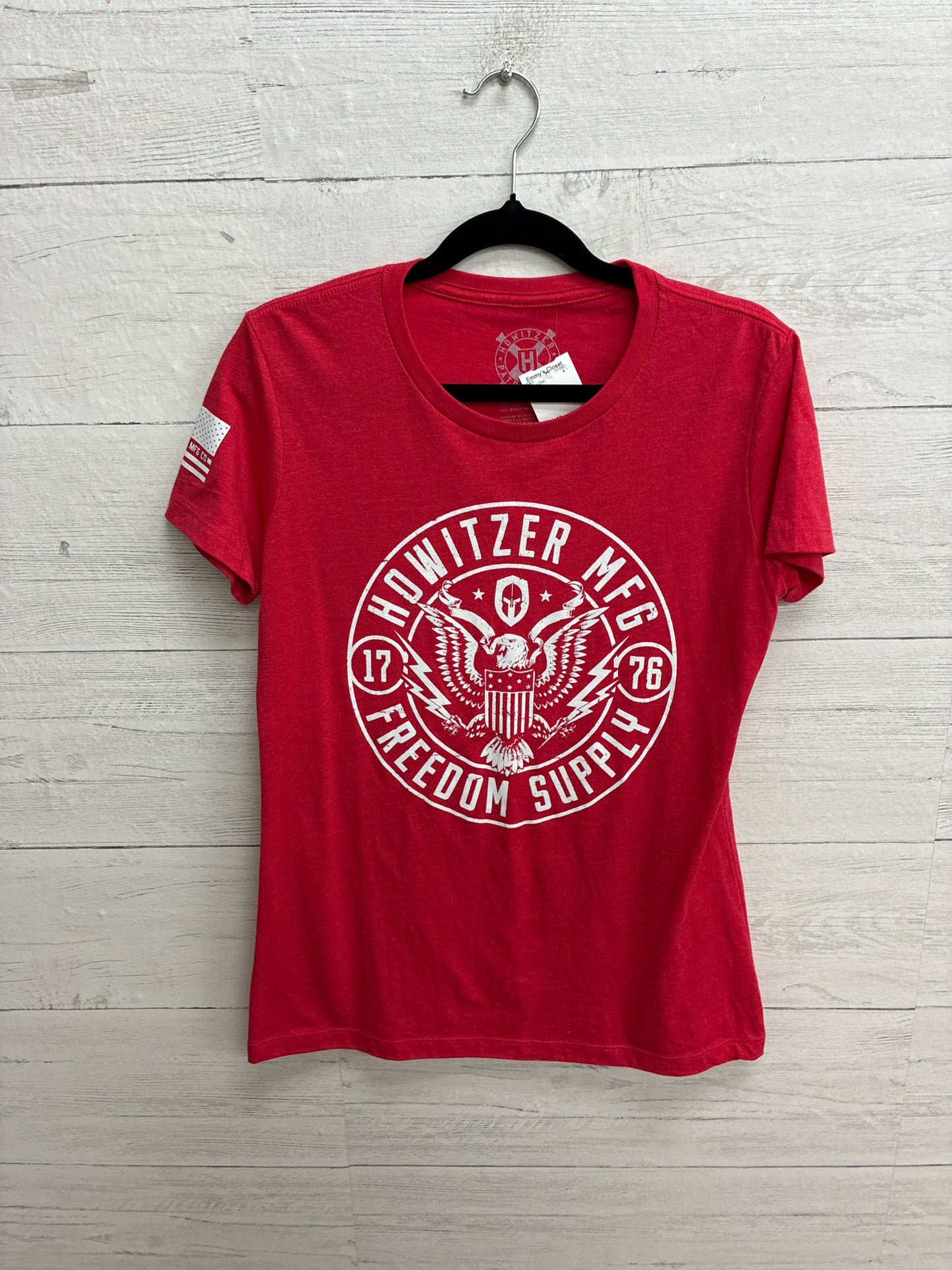 Size M Howitzer Red Womens Shirt