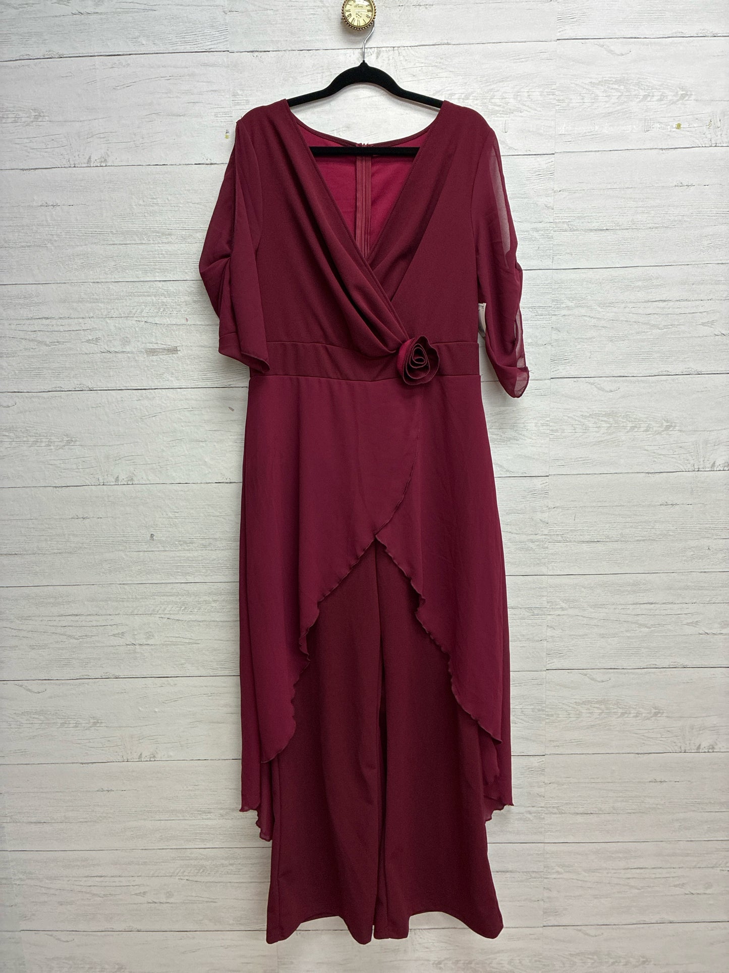 Size XL Wine Womens Jumper