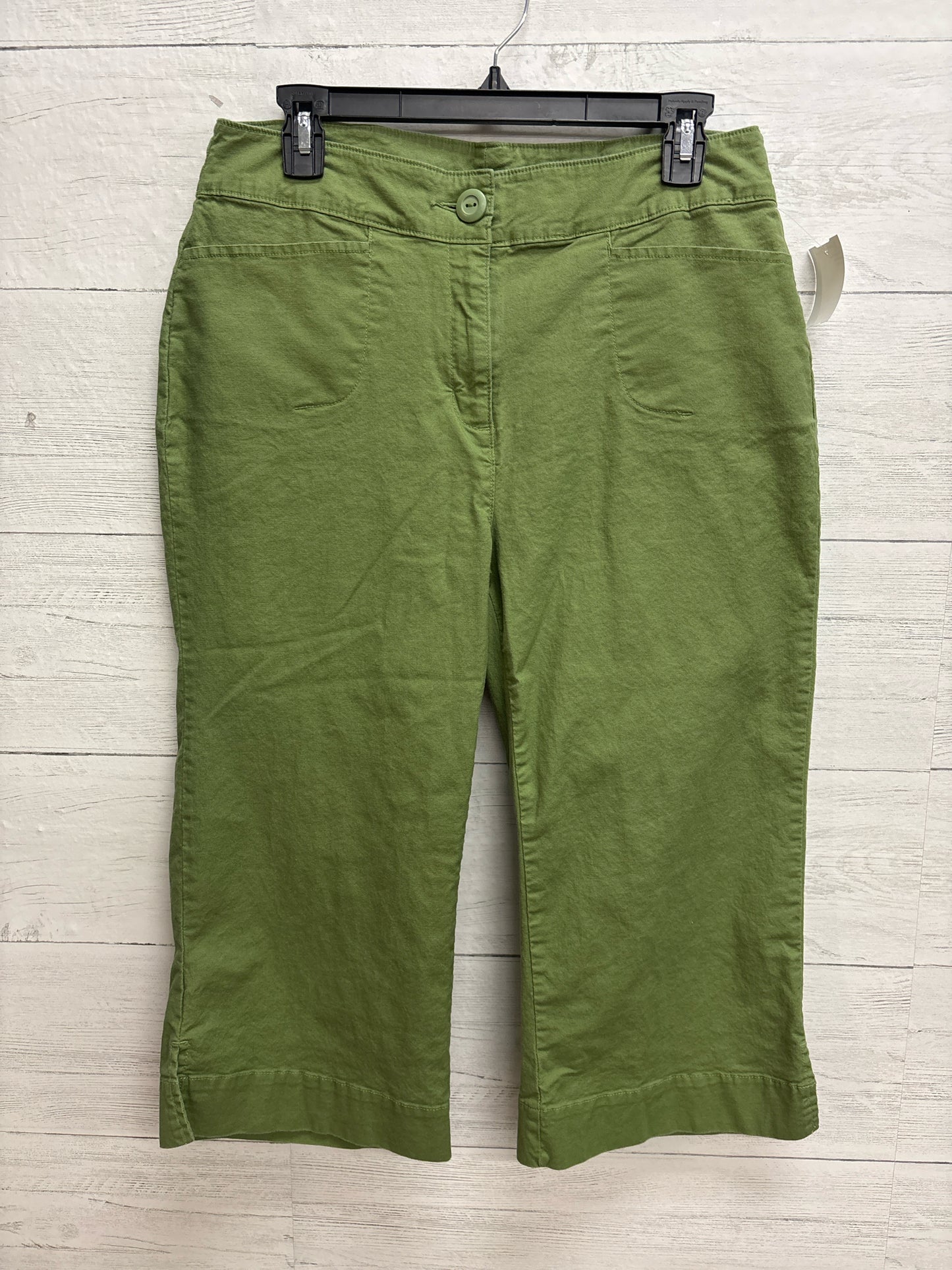 Size 10 Woolrich Green Womens Capri