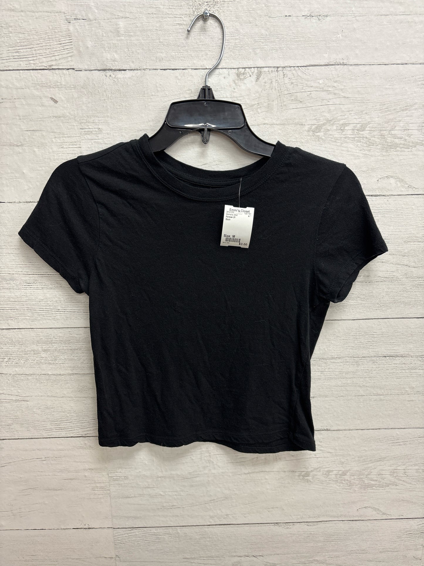 Size M Forever 21 Black Womens Shirt