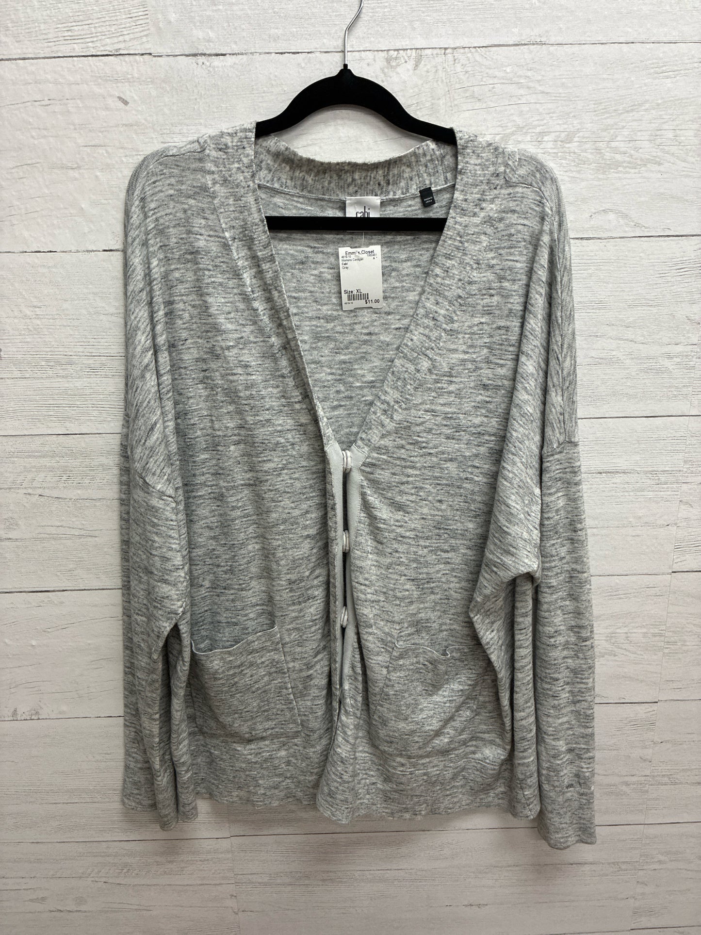Size XL Cabi Gray Womens Cardigan