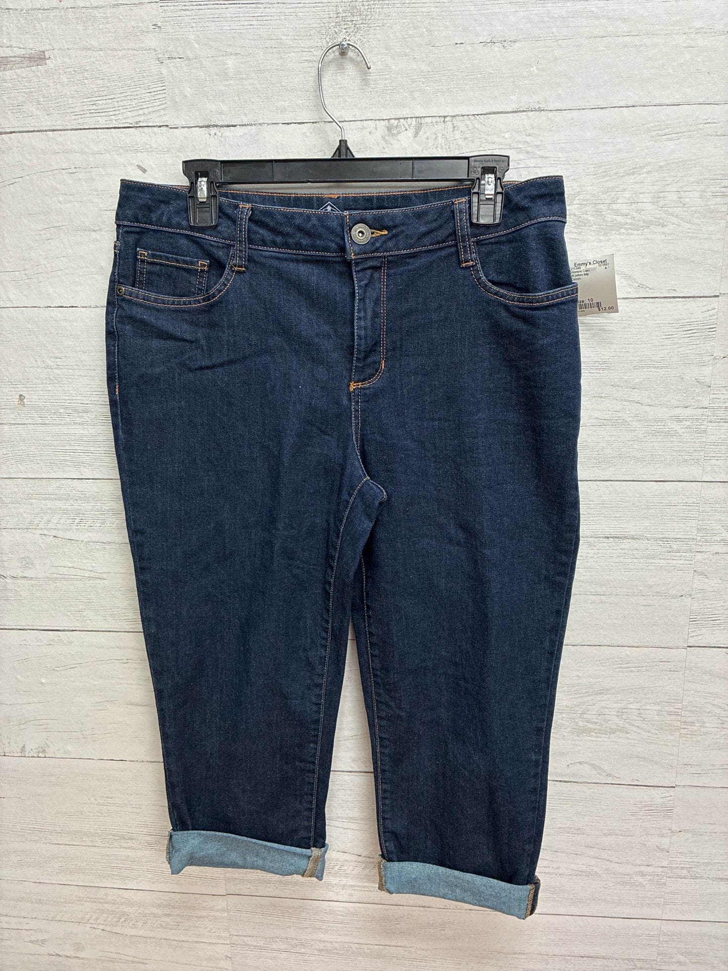 Size 10 St johns bay Denim Womens Capri