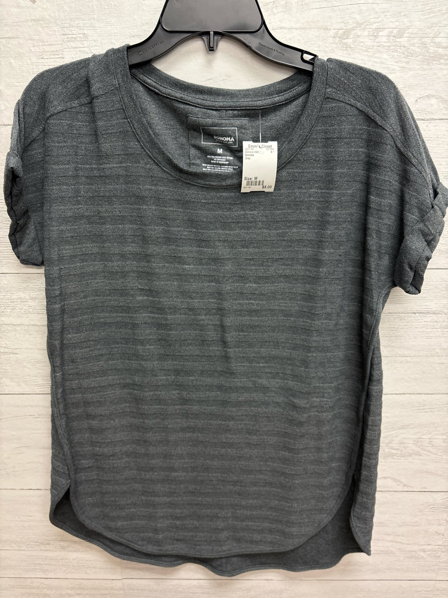 Size M Sonoma Grey Womens Shirt