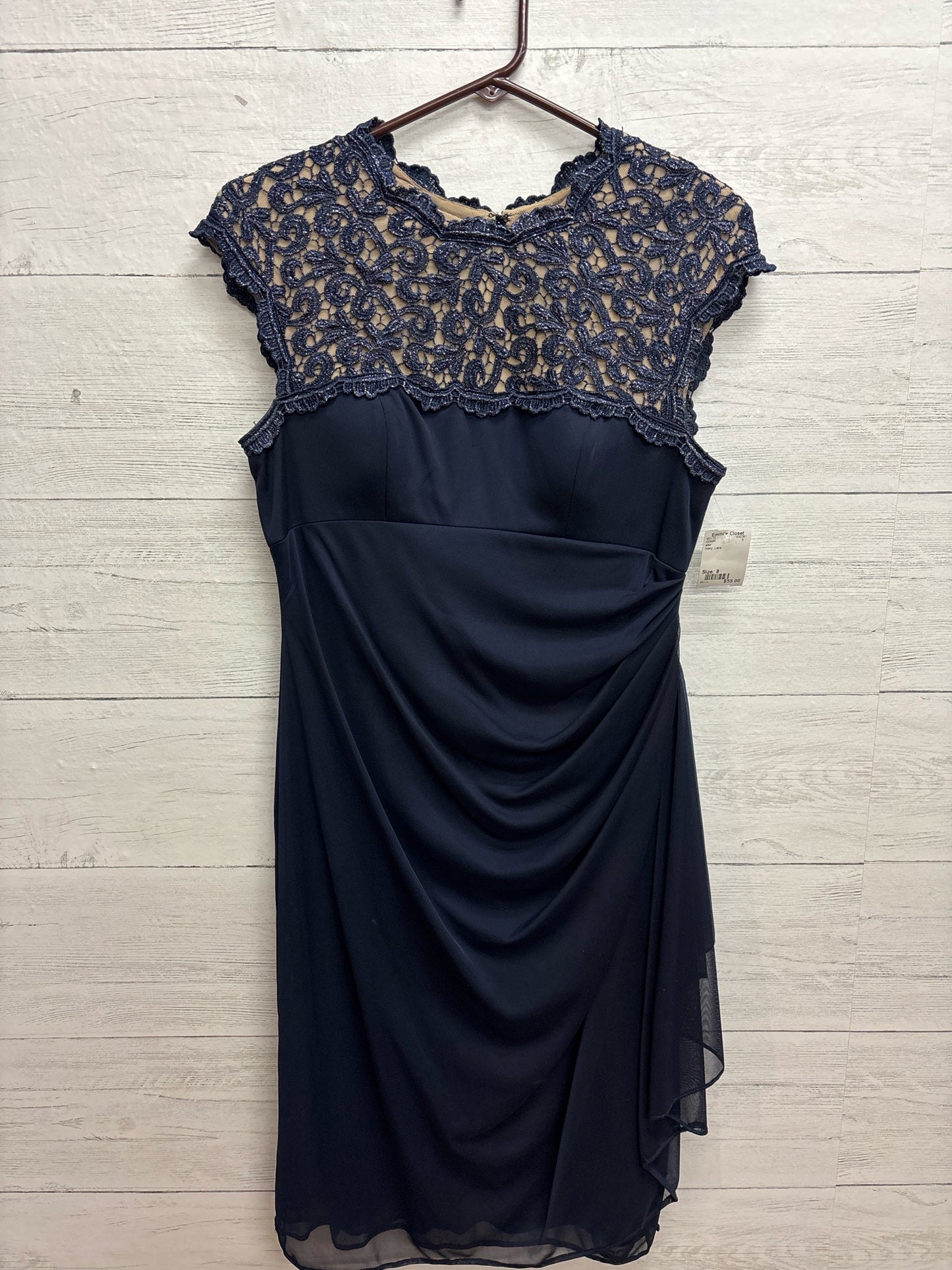 Size 8 alex Navy GOWN