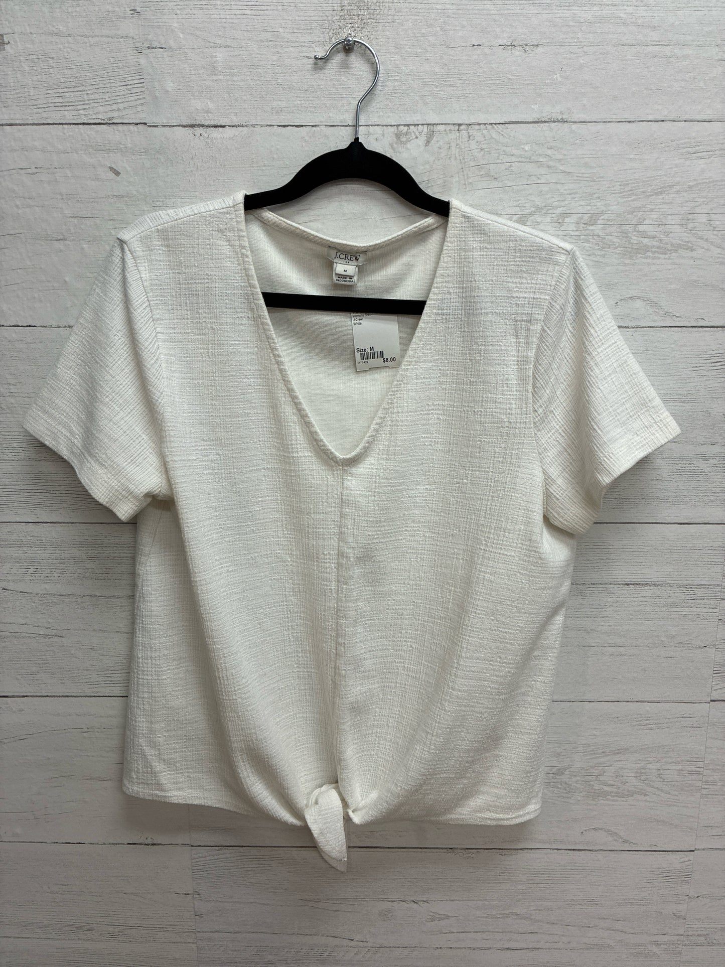 Size M J Crew White Womens Shirt