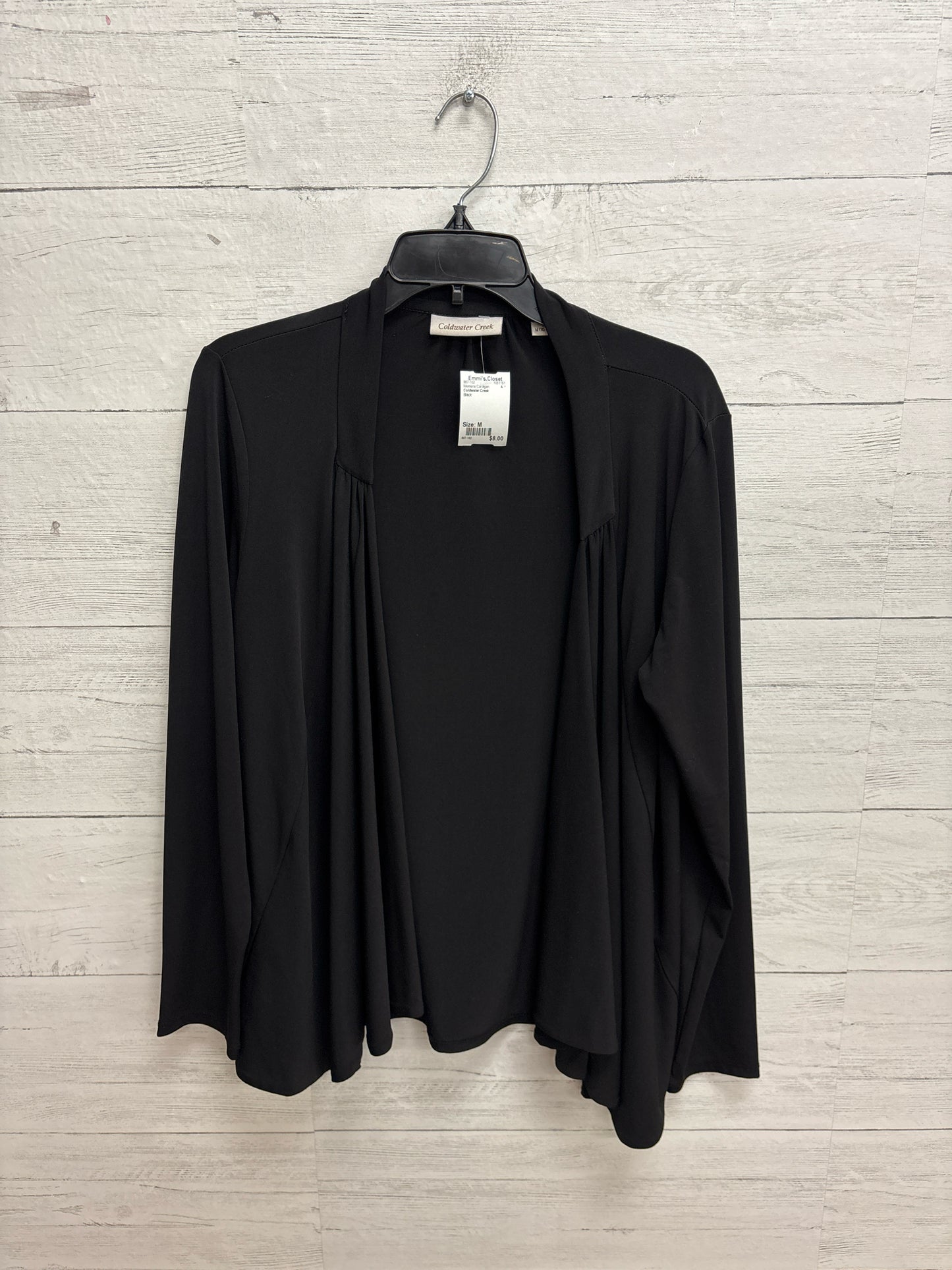 Size M Coldwater Creek Black Womens Cardigan