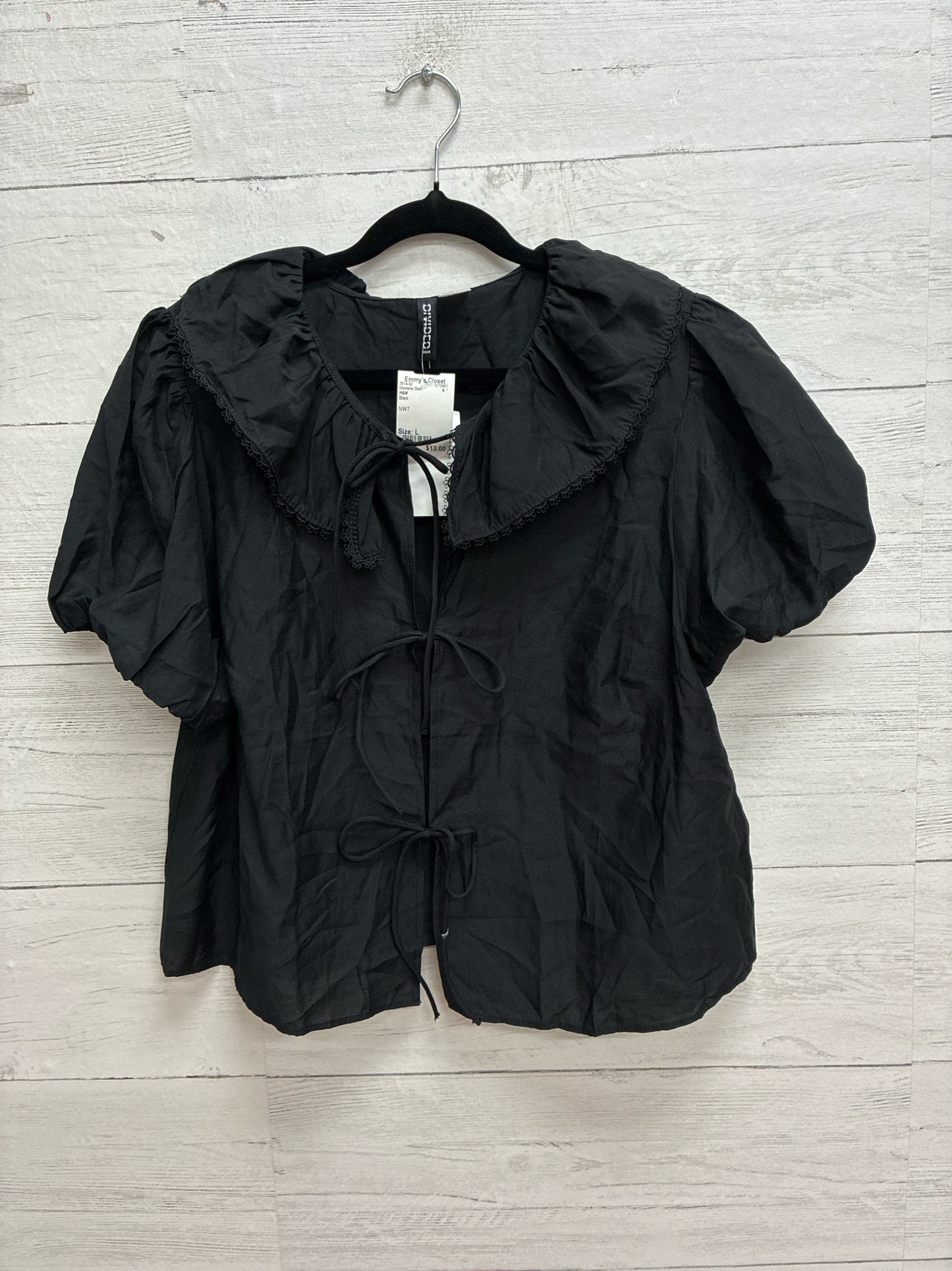 Size L H&M Black Womens Shirt