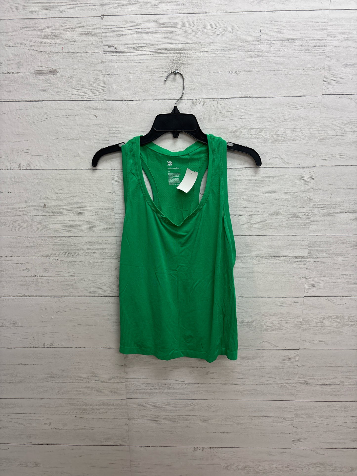Size XL ALL IN MOTION Green Womens Tank-Top