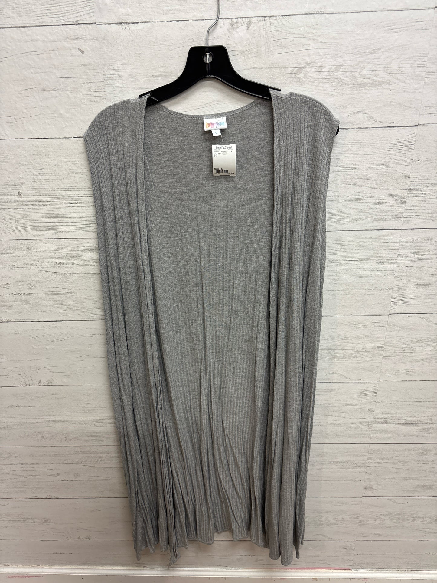 Size L LuLa Roe Grey Womens Cardigan