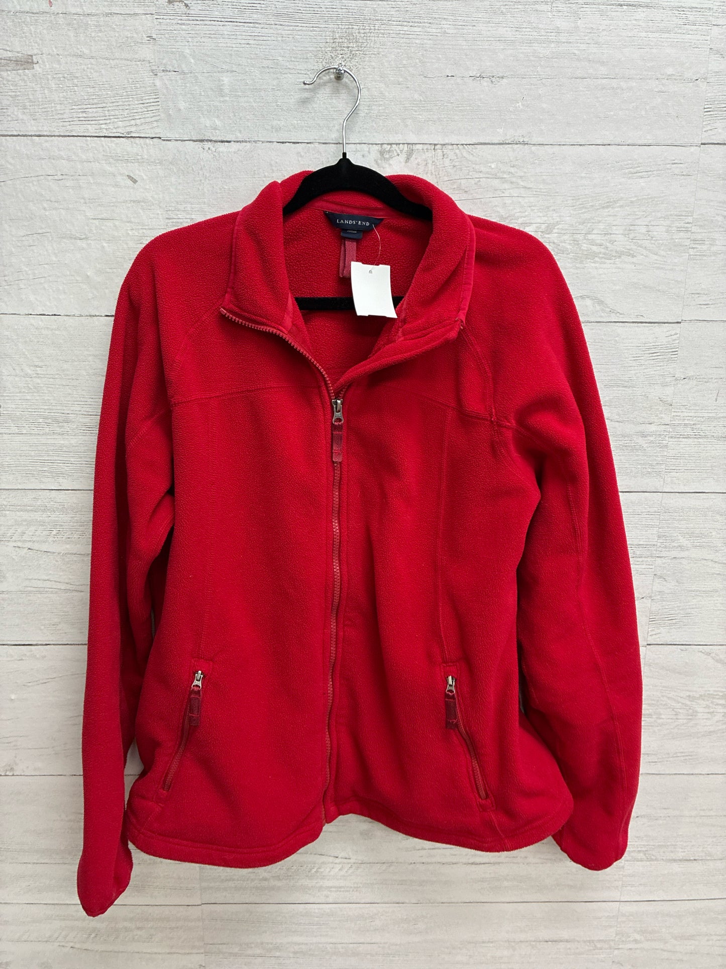 Size L lands end Red Womens Jacket